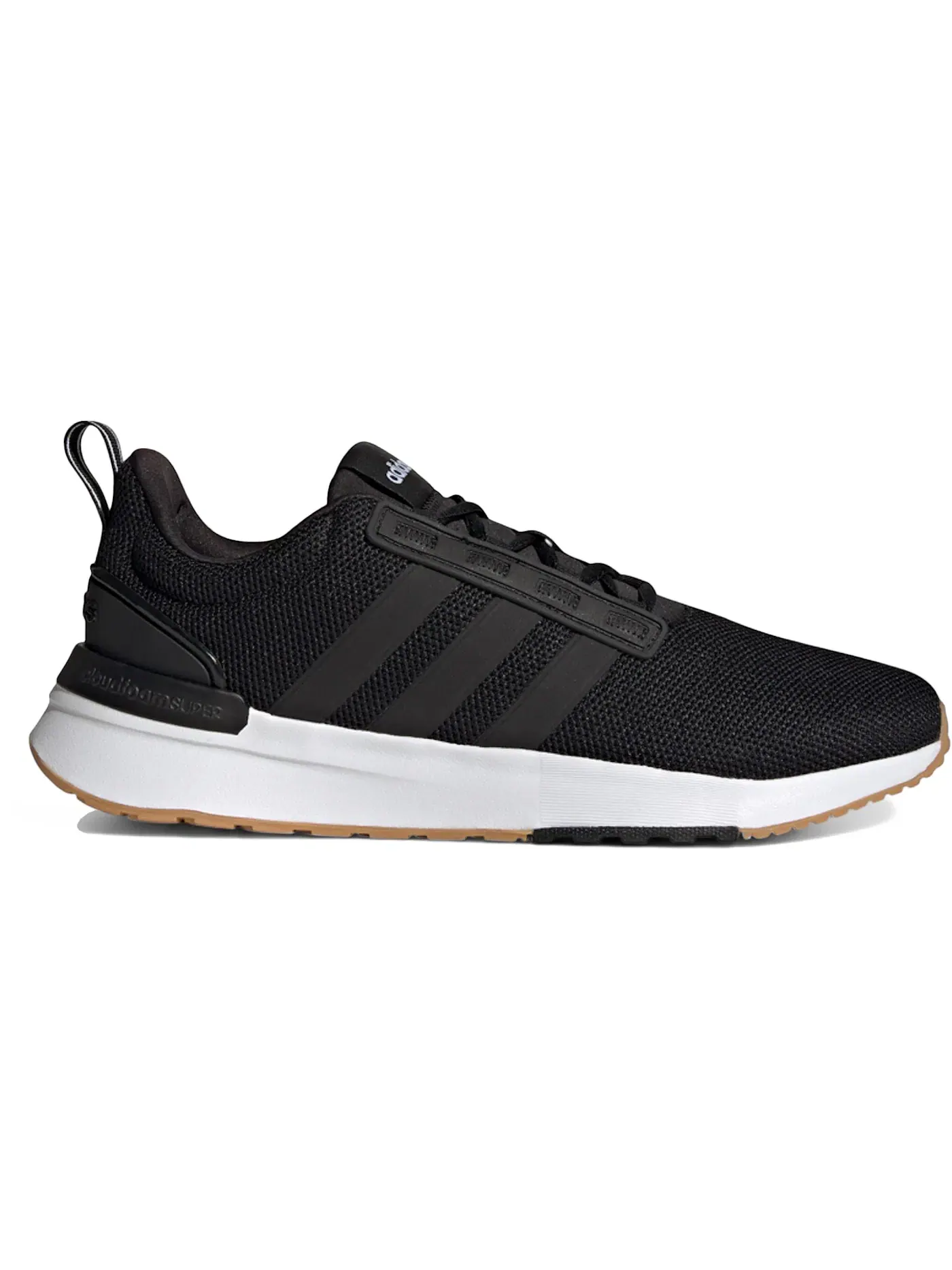 Мужские кроссовки спортивные Adidas Racer TR21 — изображение 1 из 1, черный/черный