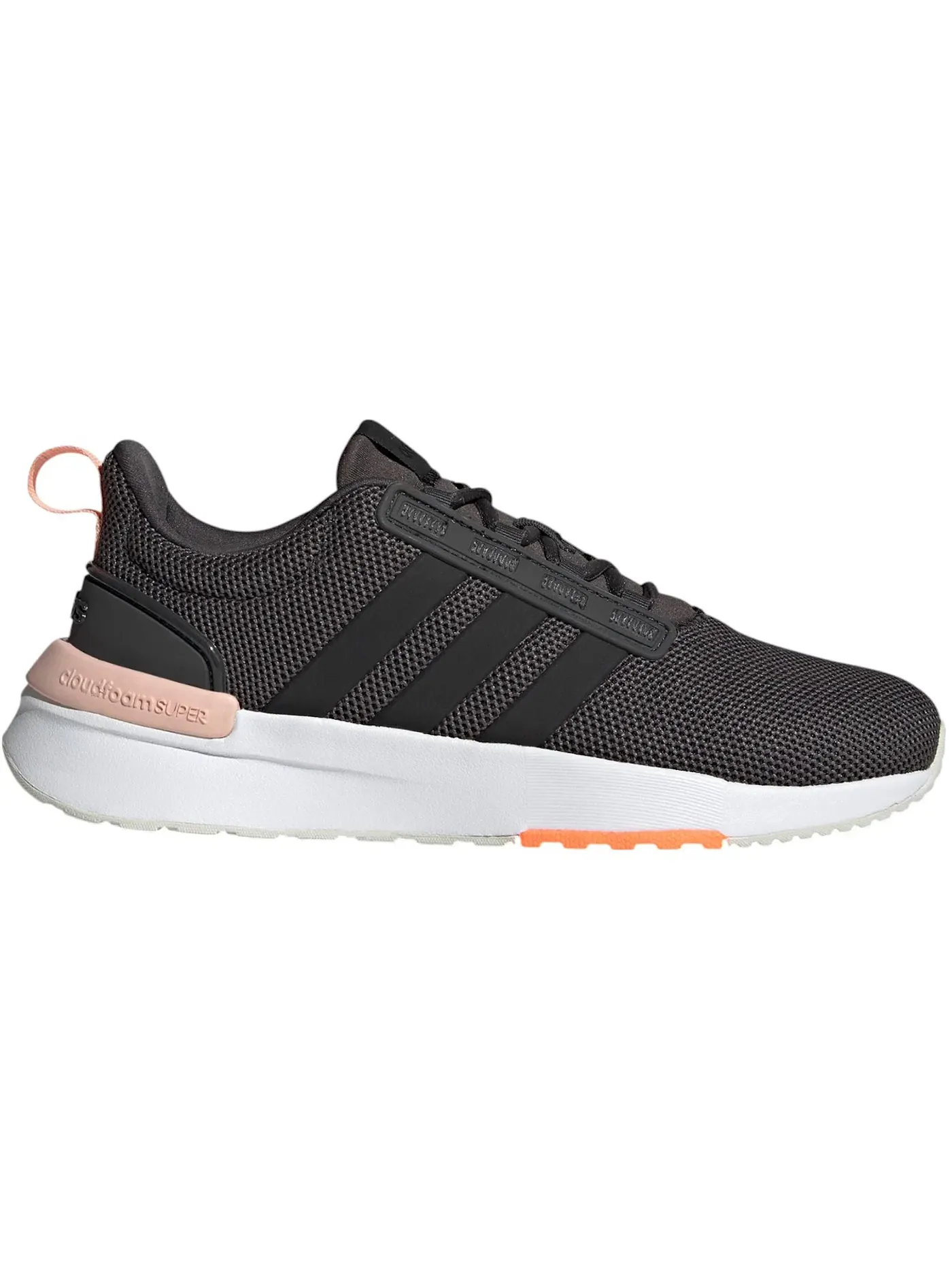 Женские кроссовки Lifestyle с амортизацией Adidas Racer TR21 — изображение 1 из 1, черный розовый