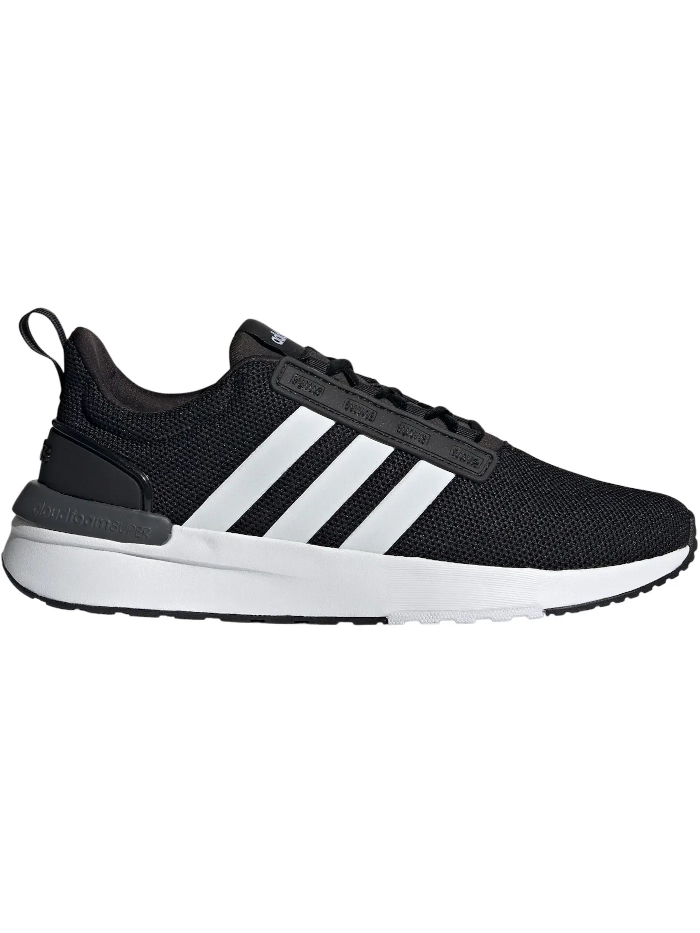 Мужские кроссовки беговые Adidas Racer TR21 — изображение 1 из 1, черный/белый/черный