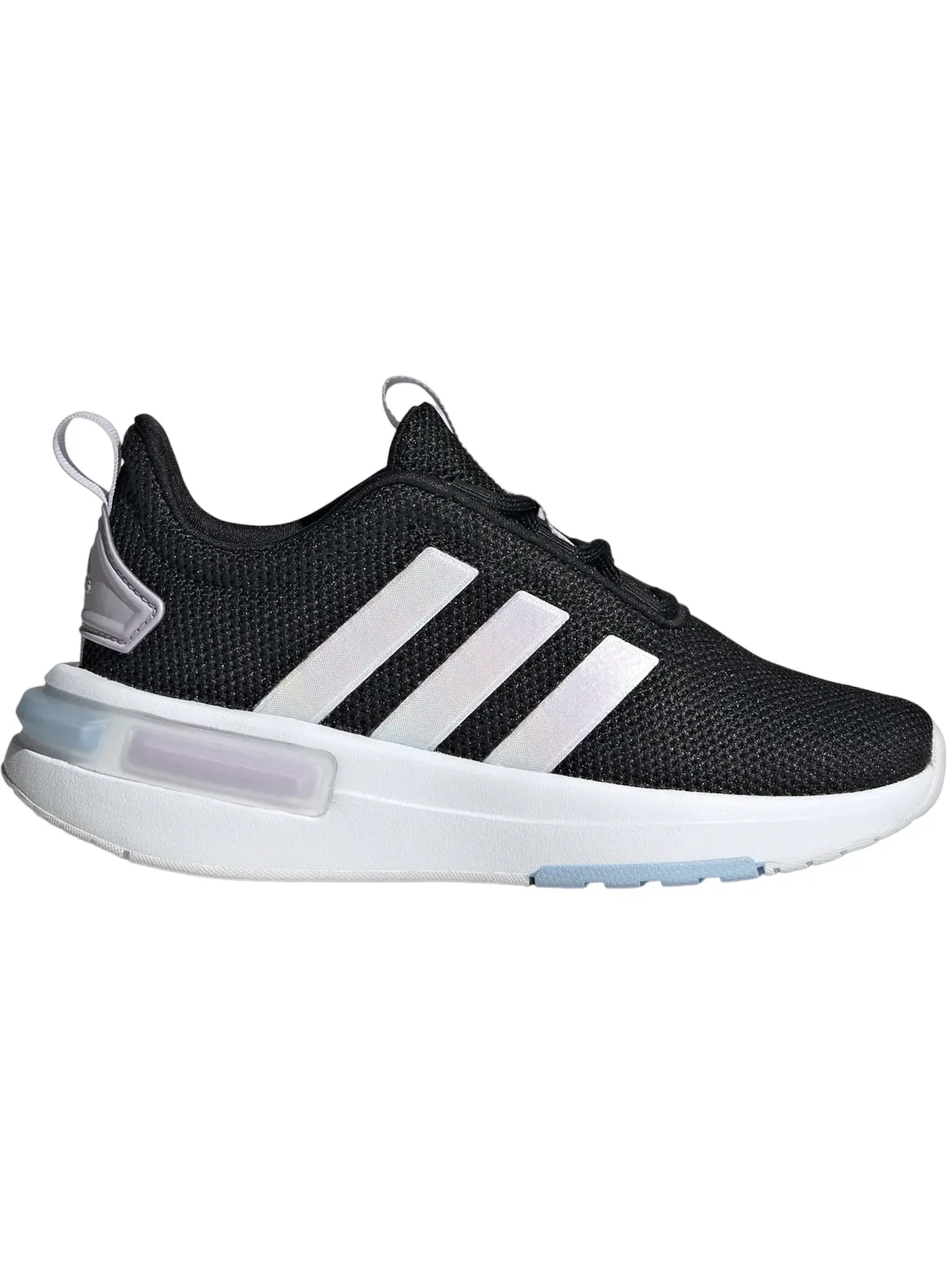 Детские кроссовки с длинным шнурованием Adidas Racer TR23 — изображение 1 из 1, черный белый синий