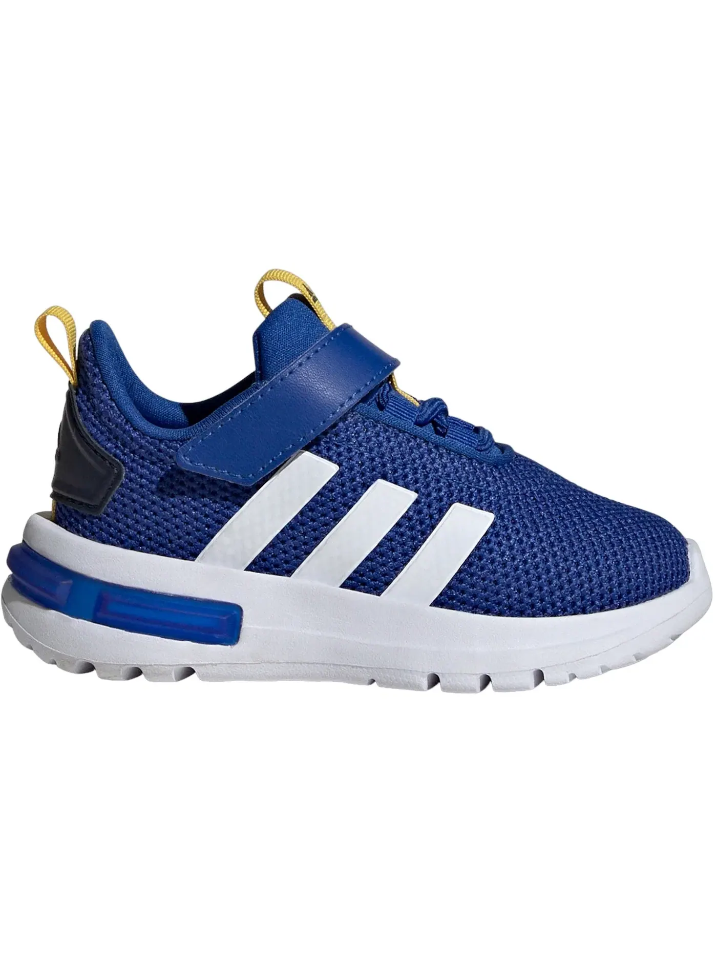 Детские кроссовки с сетчатым верхом Adidas Racer TR23 — изображение 1 из 1, синий белый желтый