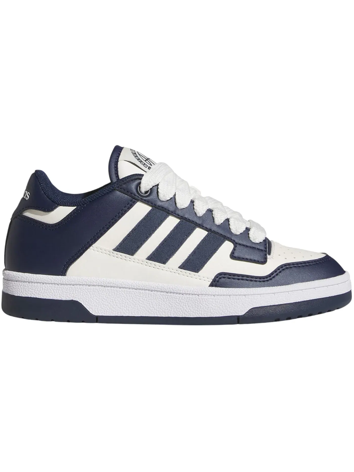 Детские кроссовки для мальчиков с повседневным стилем Adidas Rapid Court Low — изображение 1 из 1, индиго/белый/белый