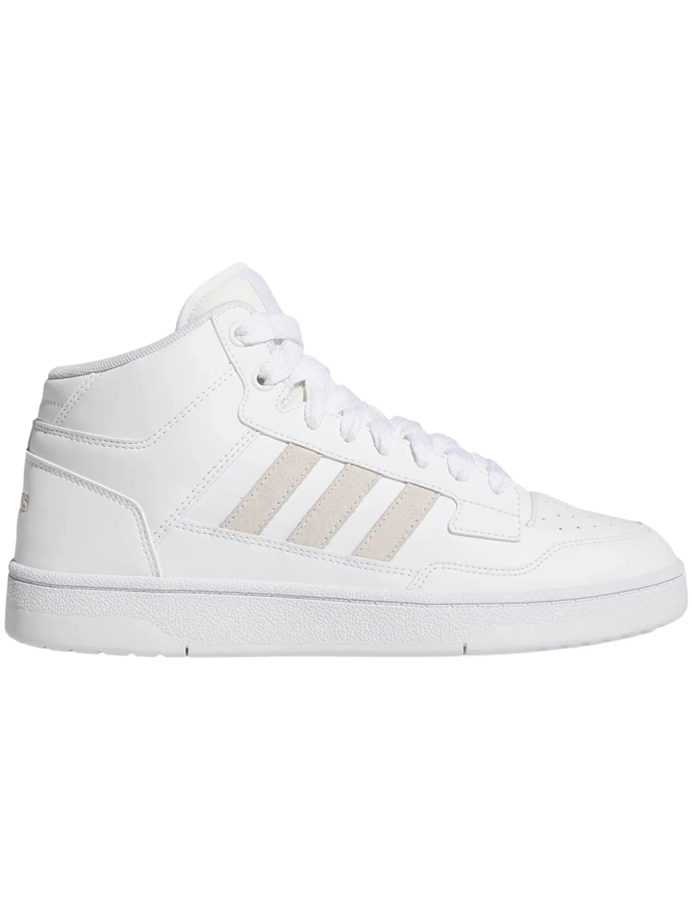 Мужские кроссовки с низким верхом Adidas Rapid Court Mid Adidas — изображение 1 из 1, белый/белый/белый