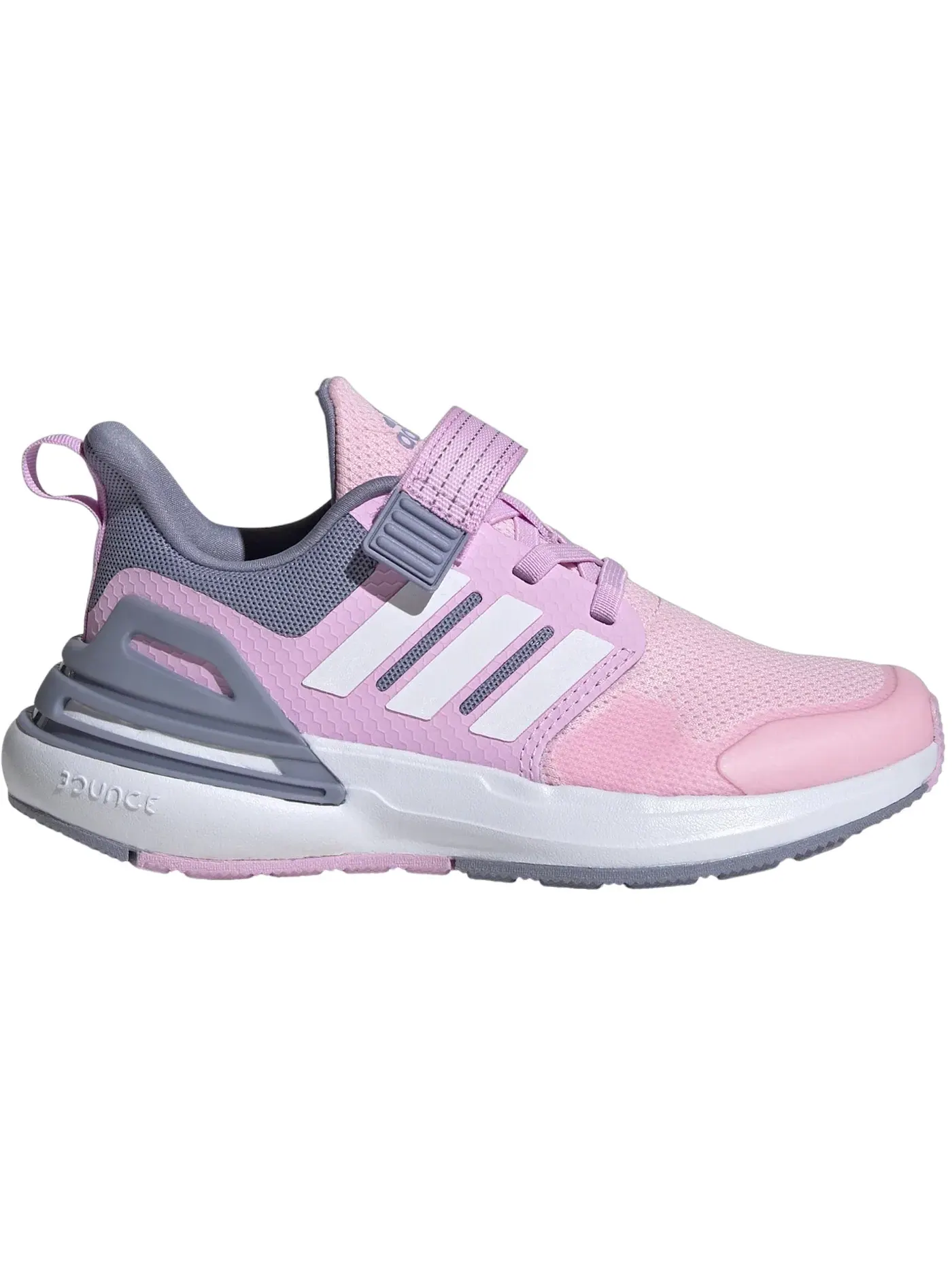 Детские кроссовки с ремешком Rapidasport Bounce Top Strap Adidas — изображение 1 из 1, прозрачный розовый белый