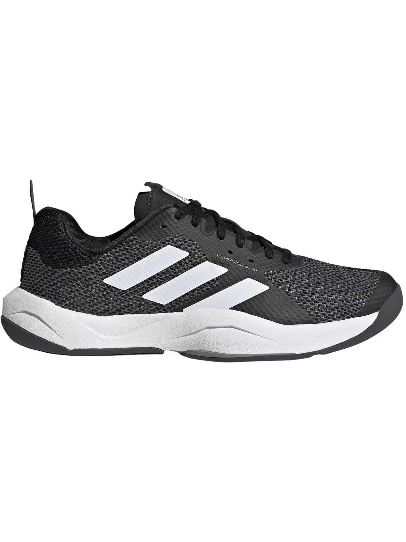 Женские кроссовки с технологией Rapidmove Adidas — изображение 1 из 1, черный белый серый