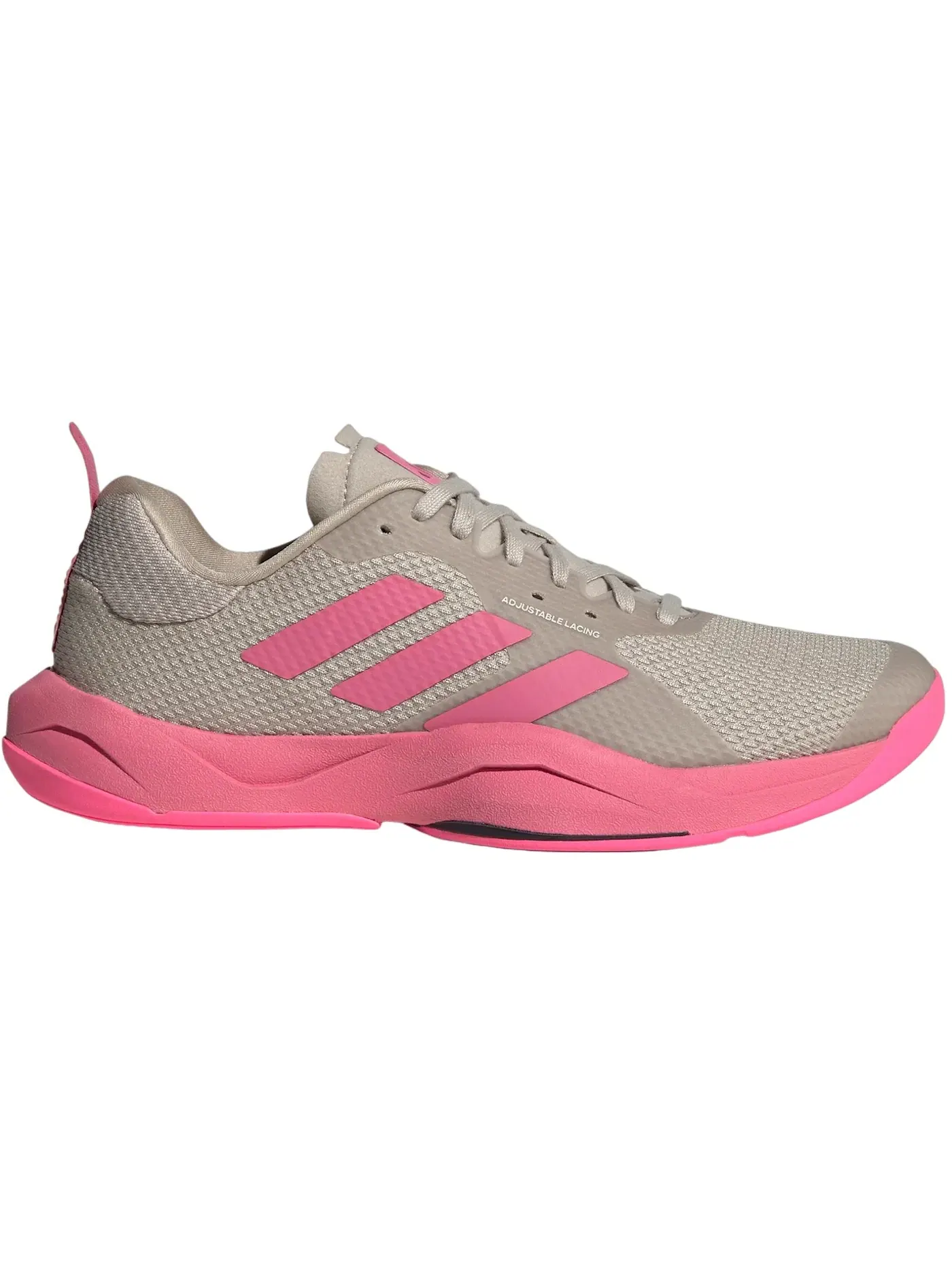 Женские кроссовки для фитнеса Adidas Rapidmove — изображение 1 из 1, бежевый бежевый розовый