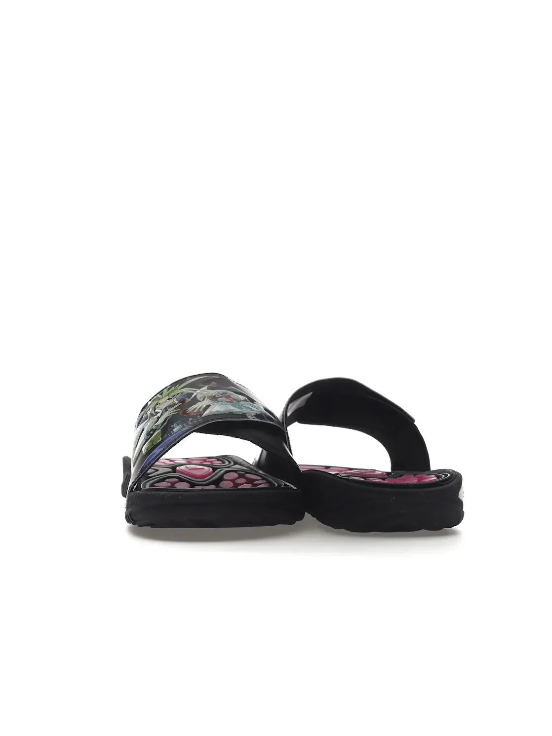 Мужские шлепанцы с принтом Reptossage Hook-And-Loop Slides Adidas — изображение 4 из 4, черный//черный