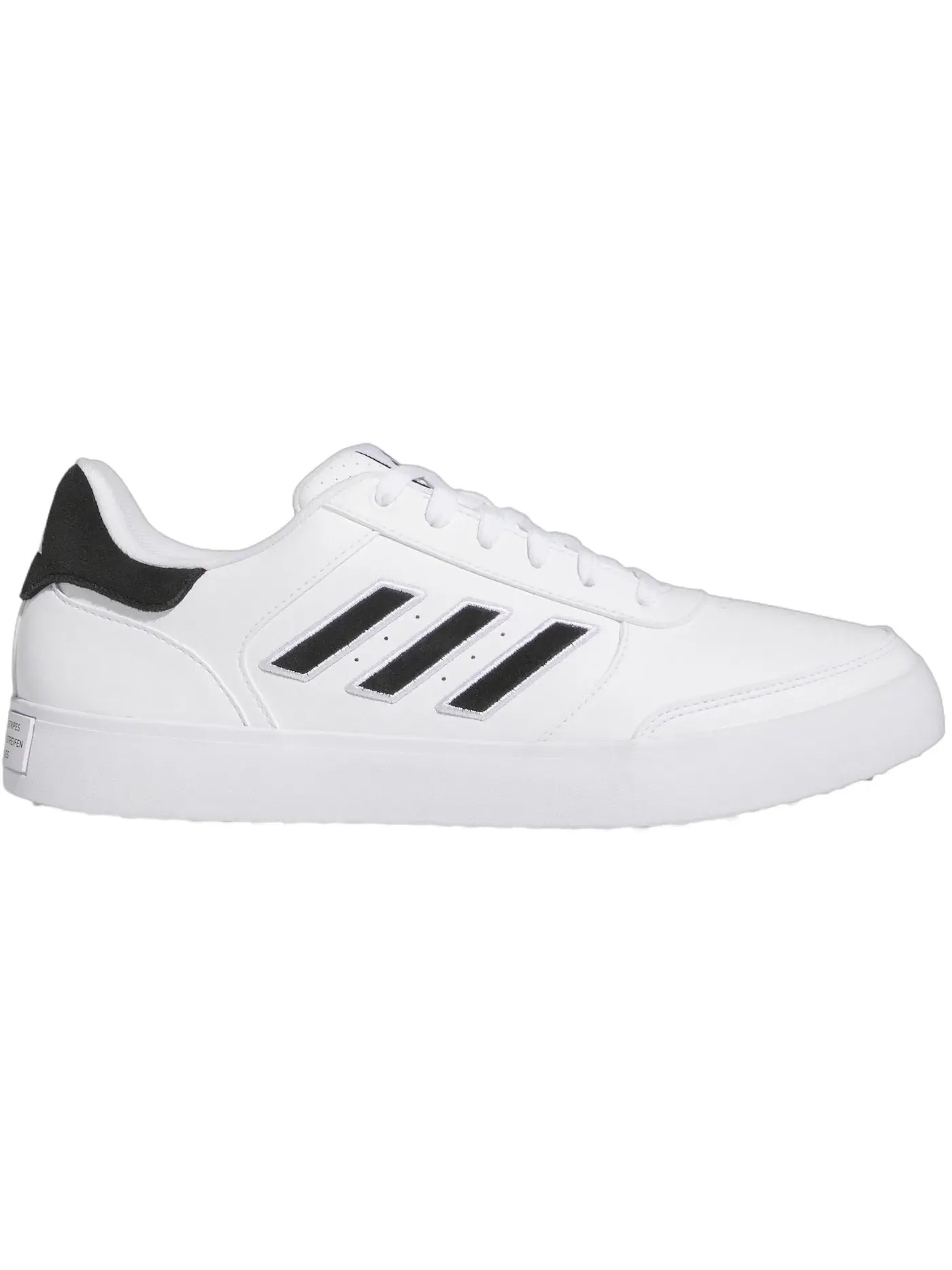 Мужские кроссовки для гольфа Retrocross 24 Spikeless Adidas — изображение 1 из 1, белый черный