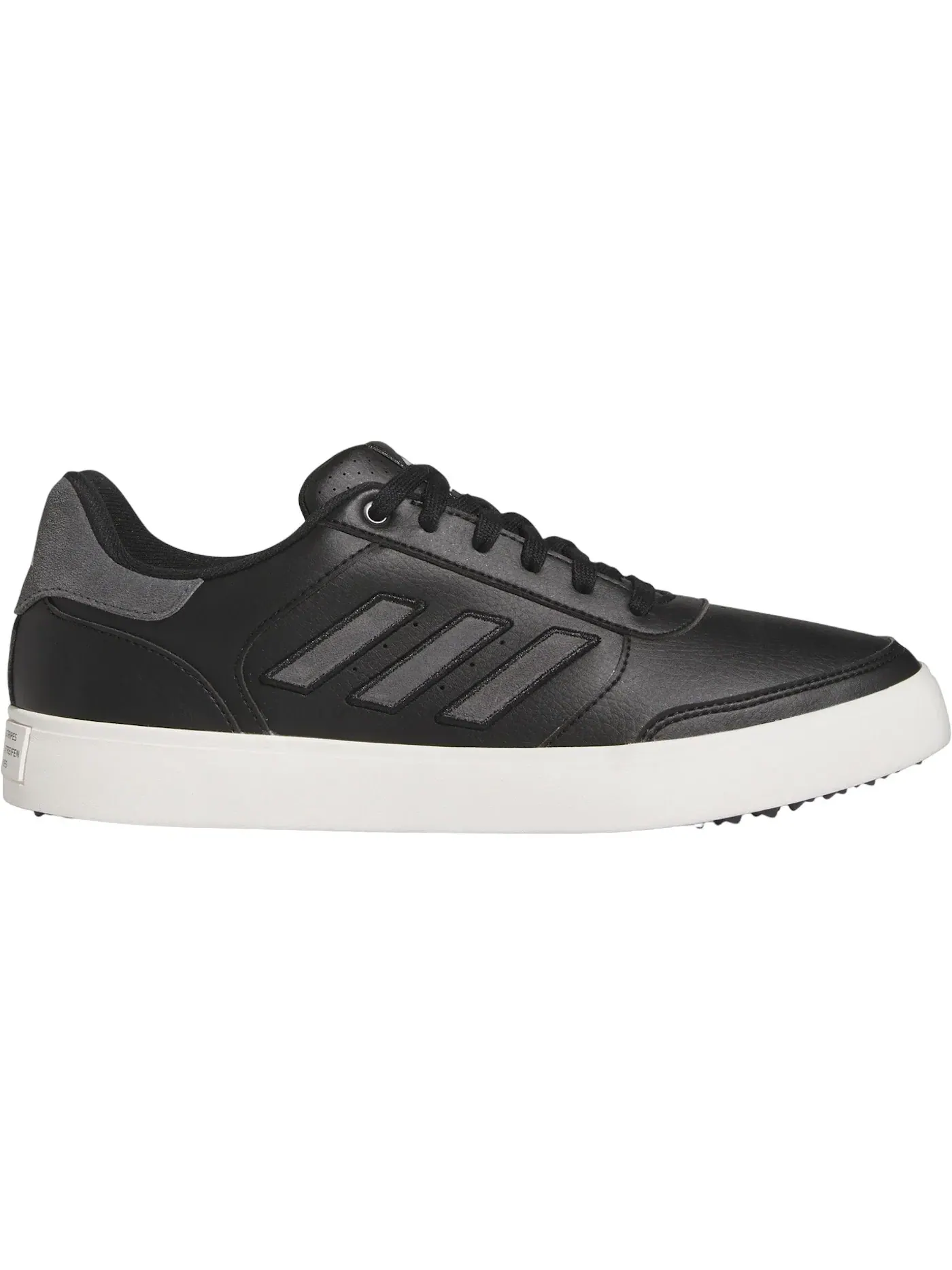 Мужские кроссовки для гольфа с шипами Retrocross 24 Spikeless Golf Adidas — изображение 1 из 1, черный/серый/белый