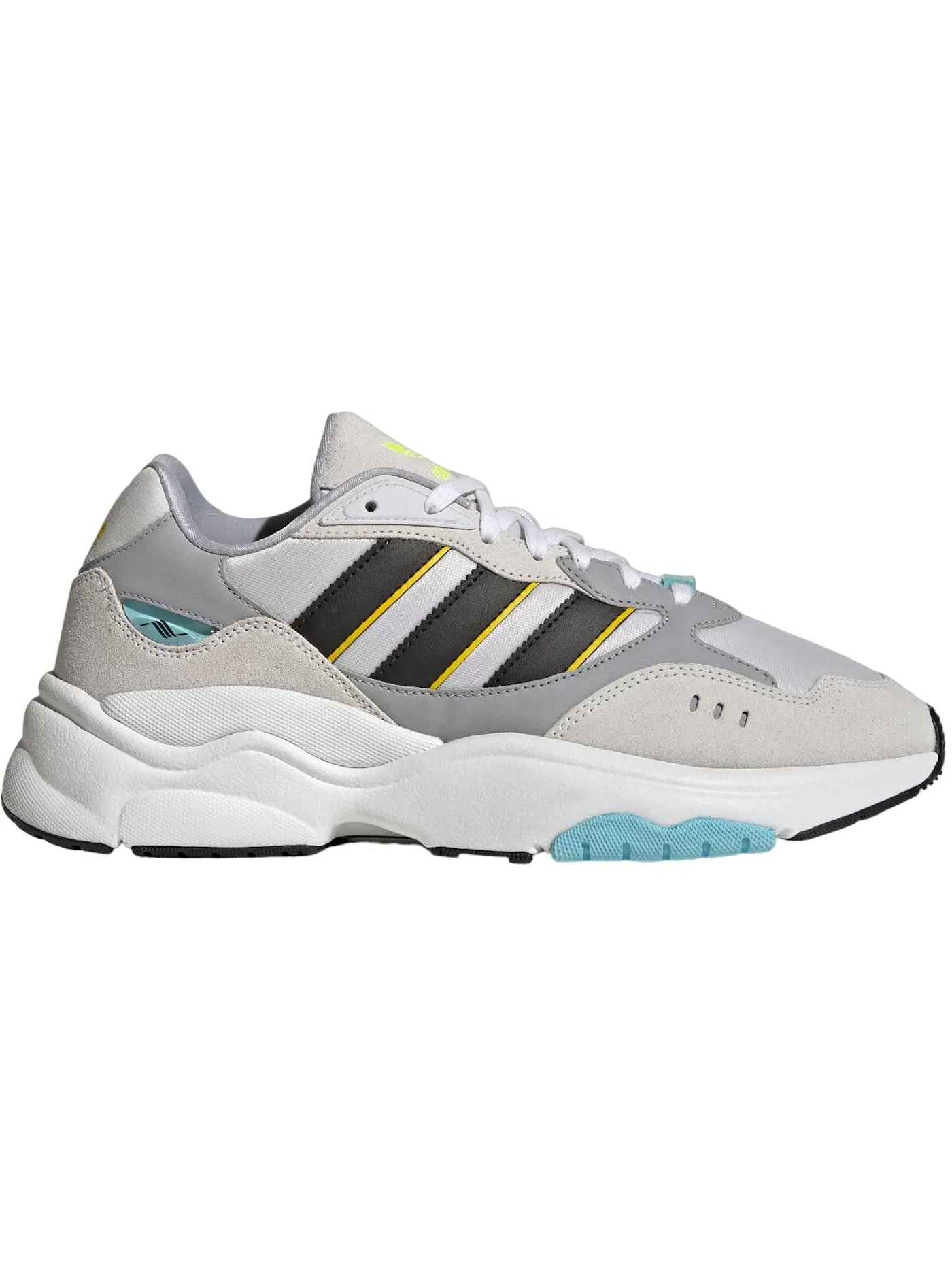 Мужские кроссовки Lifestyle Retropy F90 Adidas — изображение 1 из 1, серый черный серебристый