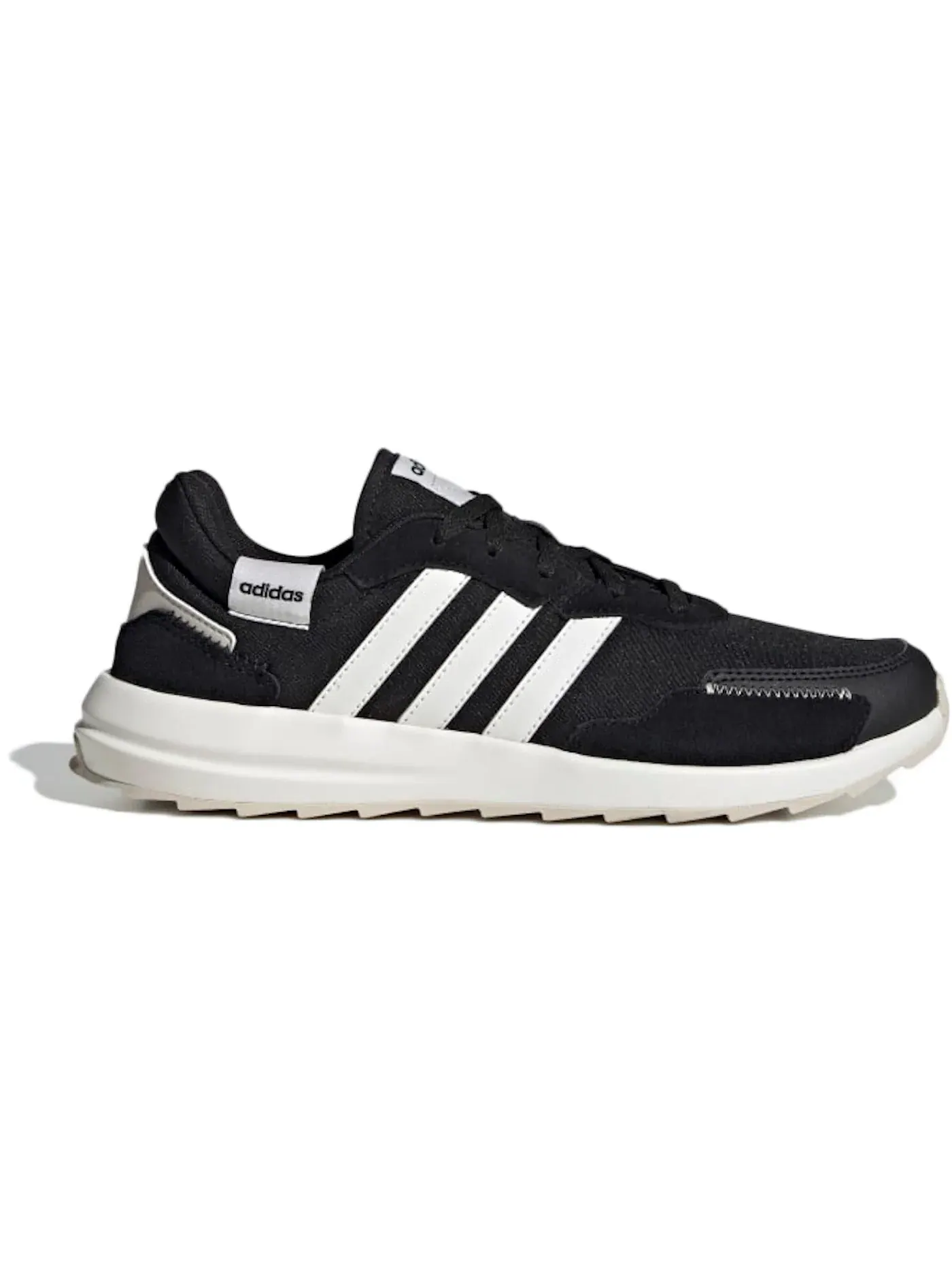 Женские кроссовки Lifestyle с ретро-дизайном Adidas Retrorun — изображение 1 из 1, черный/белый