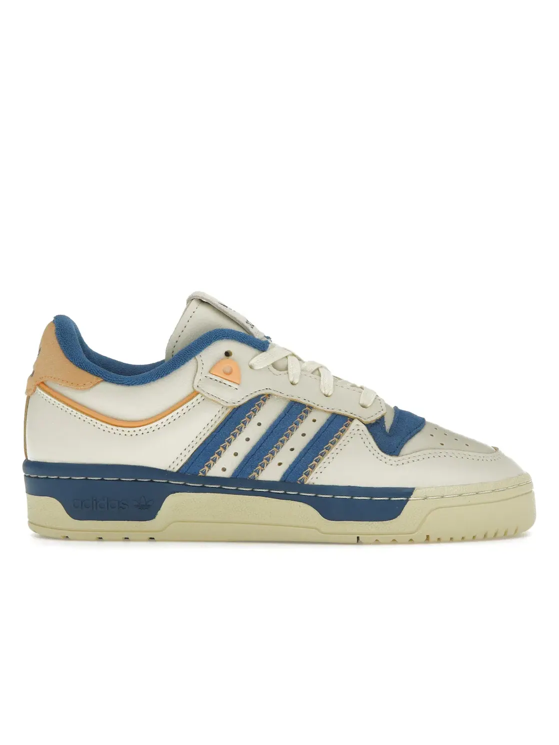 Женские кроссовки для повседневной носки Adidas Rivalry 86 Low — изображение 1 из 4, кремовый белый//желтый