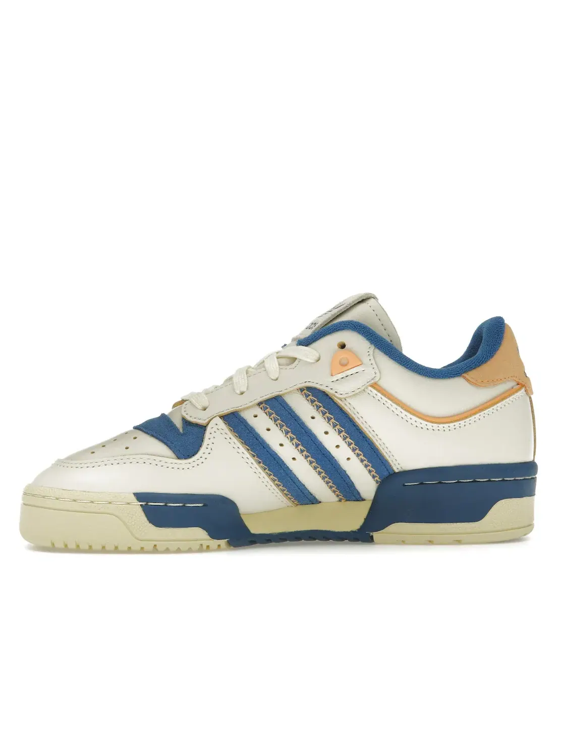 Женские кроссовки для повседневной носки Adidas Rivalry 86 Low — изображение 3 из 4, кремовый белый//желтый