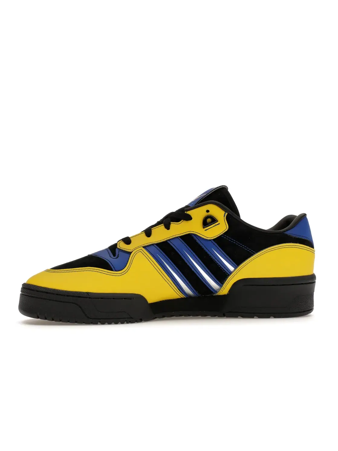 Мужские кроссовки с принтом Adidas Rivalry 86 Low Adidas — изображение 3 из 4, черный/желтый/синий