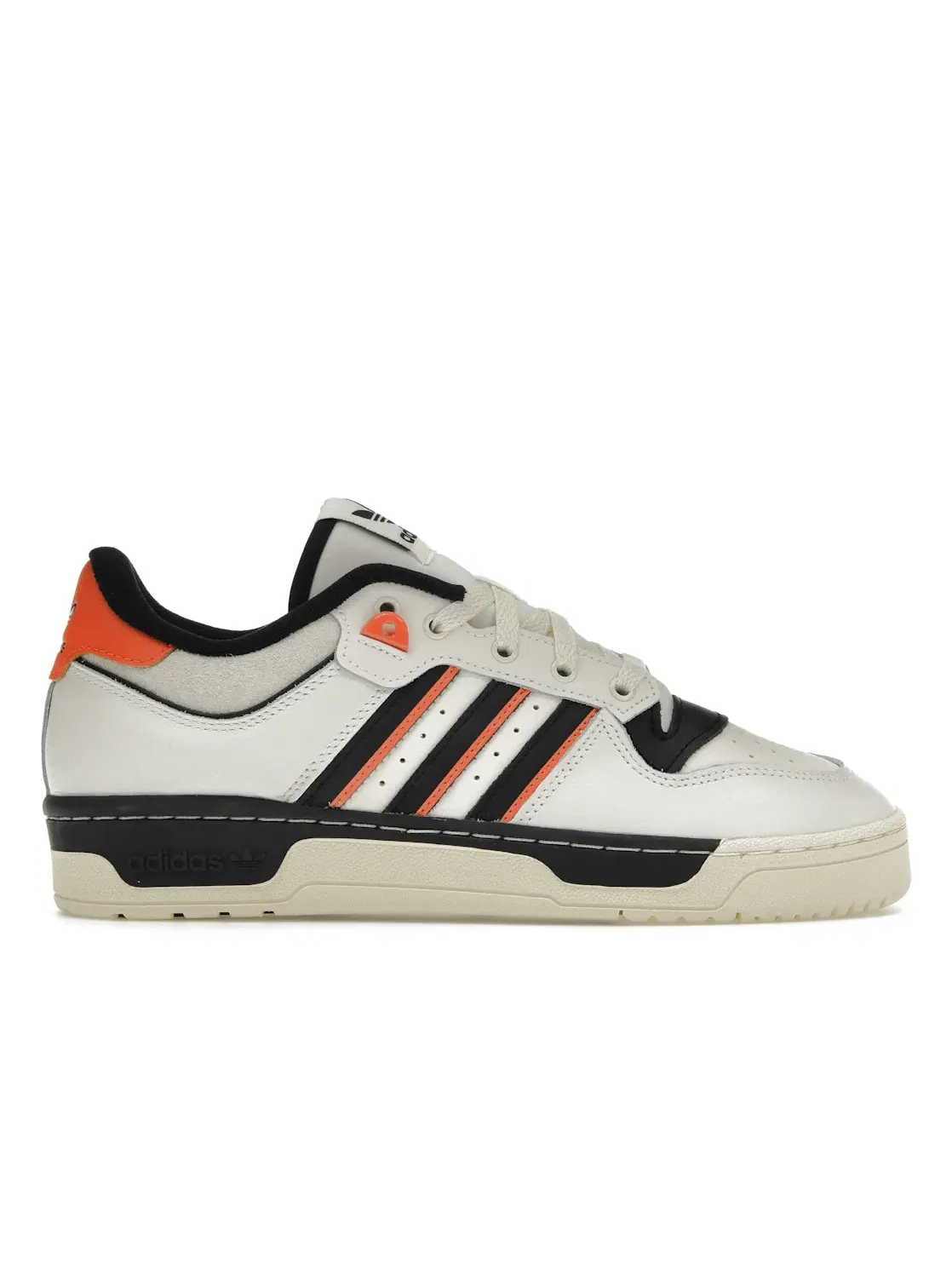 Мужские кроссовки Lifestyle Adidas Rivalry 86 Low — изображение 1 из 4, белый/черный/оранжевый