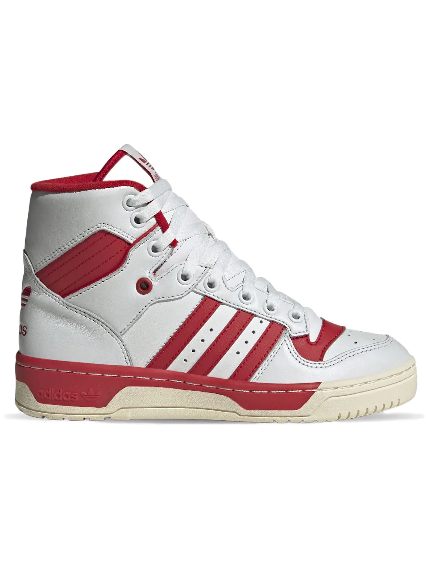 Женские кроссовки повседневные Adidas Rivalry Hi — изображение 1 из 1, белый//кремовый белый