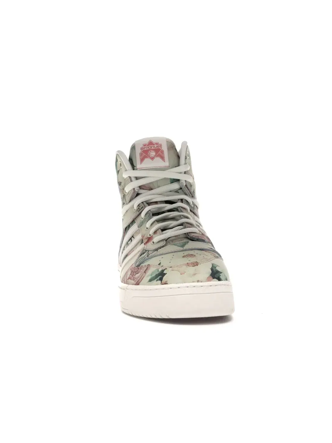 Мужские кроссовки Lifestyle Adidas Rivalry Hi Eric Emanuel Floral — изображение 2 из 4, белый/розовый/белый