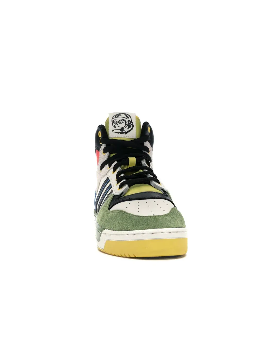 Мужские кроссовки с принтом Adidas Rivalry Hi Hebru Brantley x BBC Flyboy — изображение 2 из 4, черный/белый
