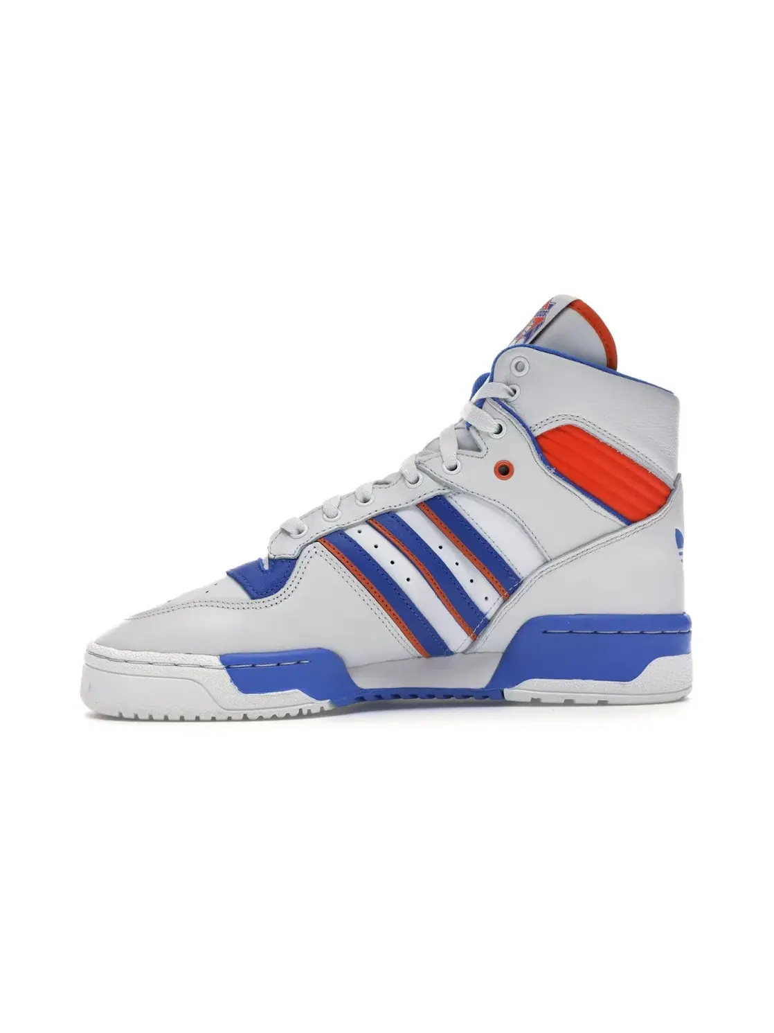 Мужские кроссовки высокие с логотипом Adidas Rivalry Hi Adidas — изображение 3 из 4, белый/оранжевый