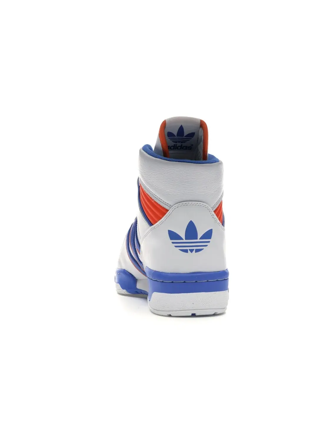Мужские кроссовки высокие с логотипом Adidas Rivalry Hi Adidas — изображение 4 из 4, белый/оранжевый