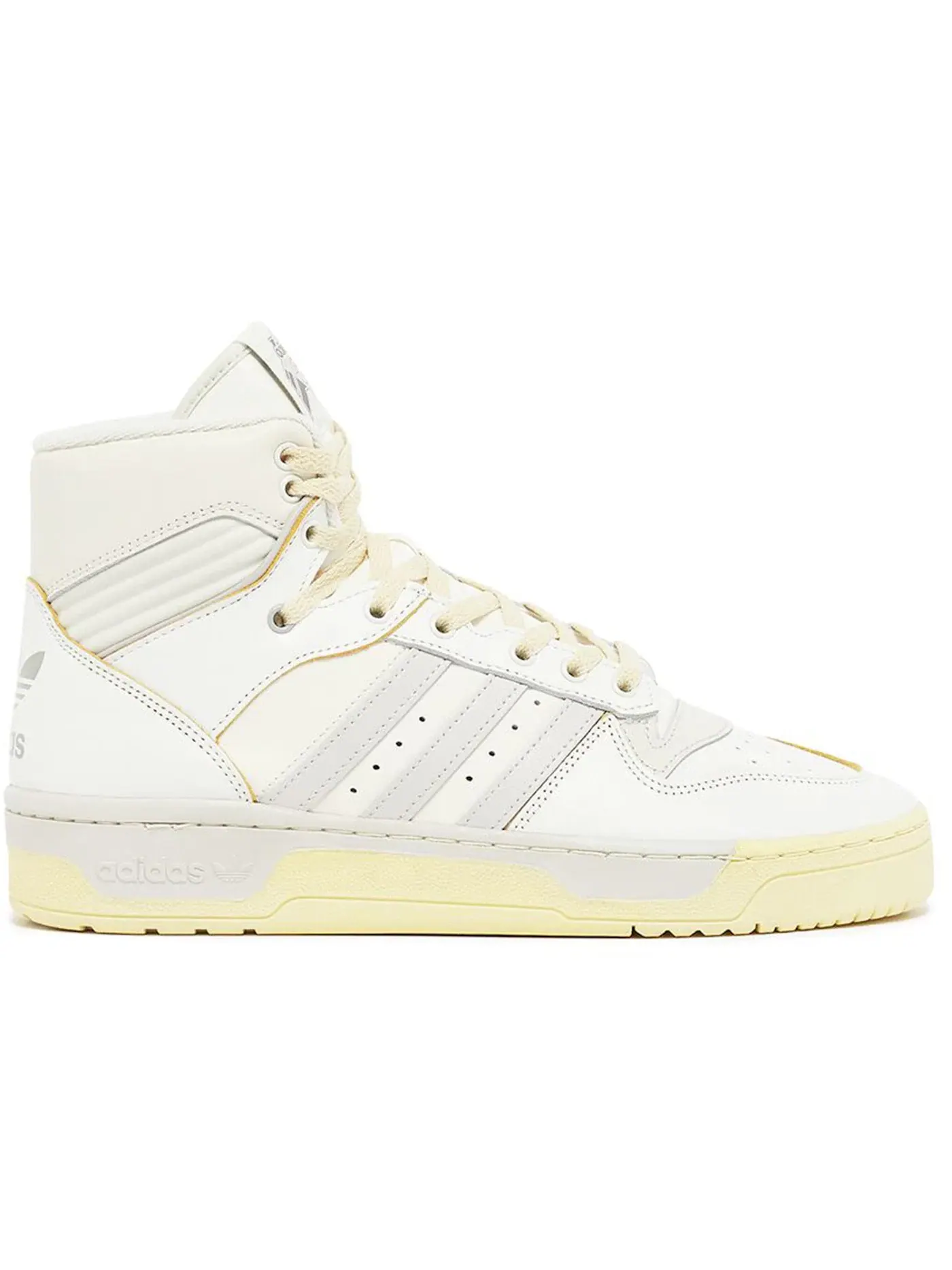 Мужские кроссовки с высоким верхом Adidas Rivalry Hi Adidas — изображение 1 из 1, белый/серый/белый