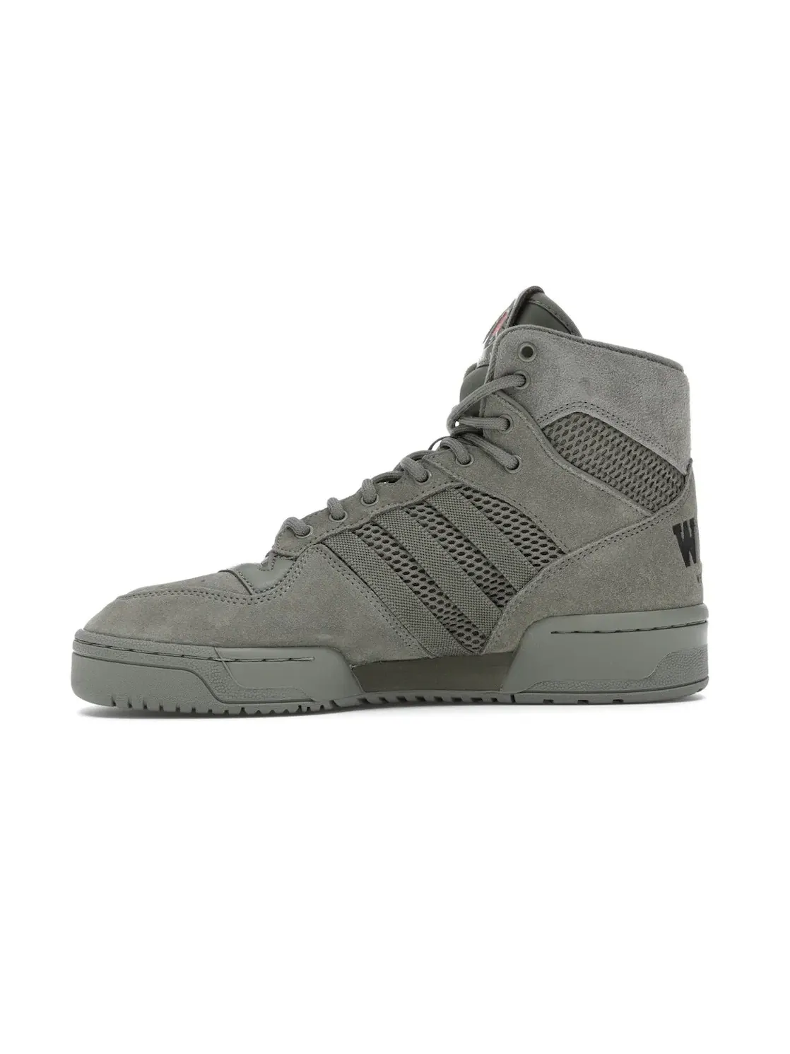 Мужские кроссовки Lifestyle Adidas Rivalry Hi — изображение 3 из 4, зеленый черный красный