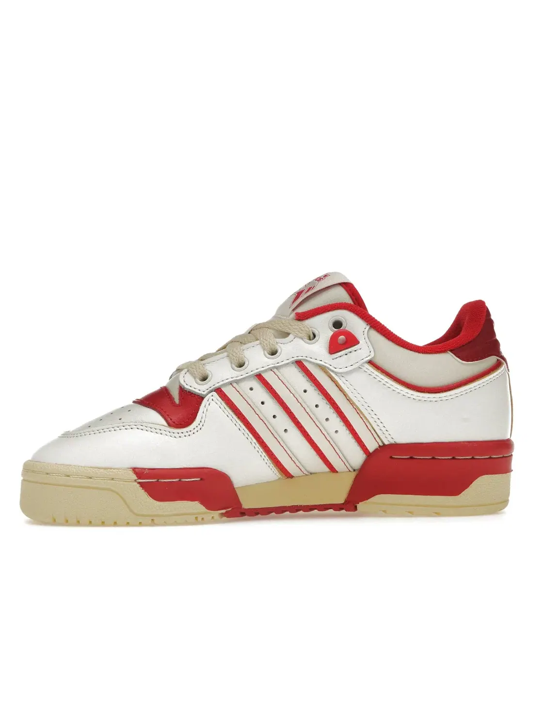 Кроссовки повседневные Adidas Rivalry Low 86 — изображение 2 из 3, белый/белый/красный