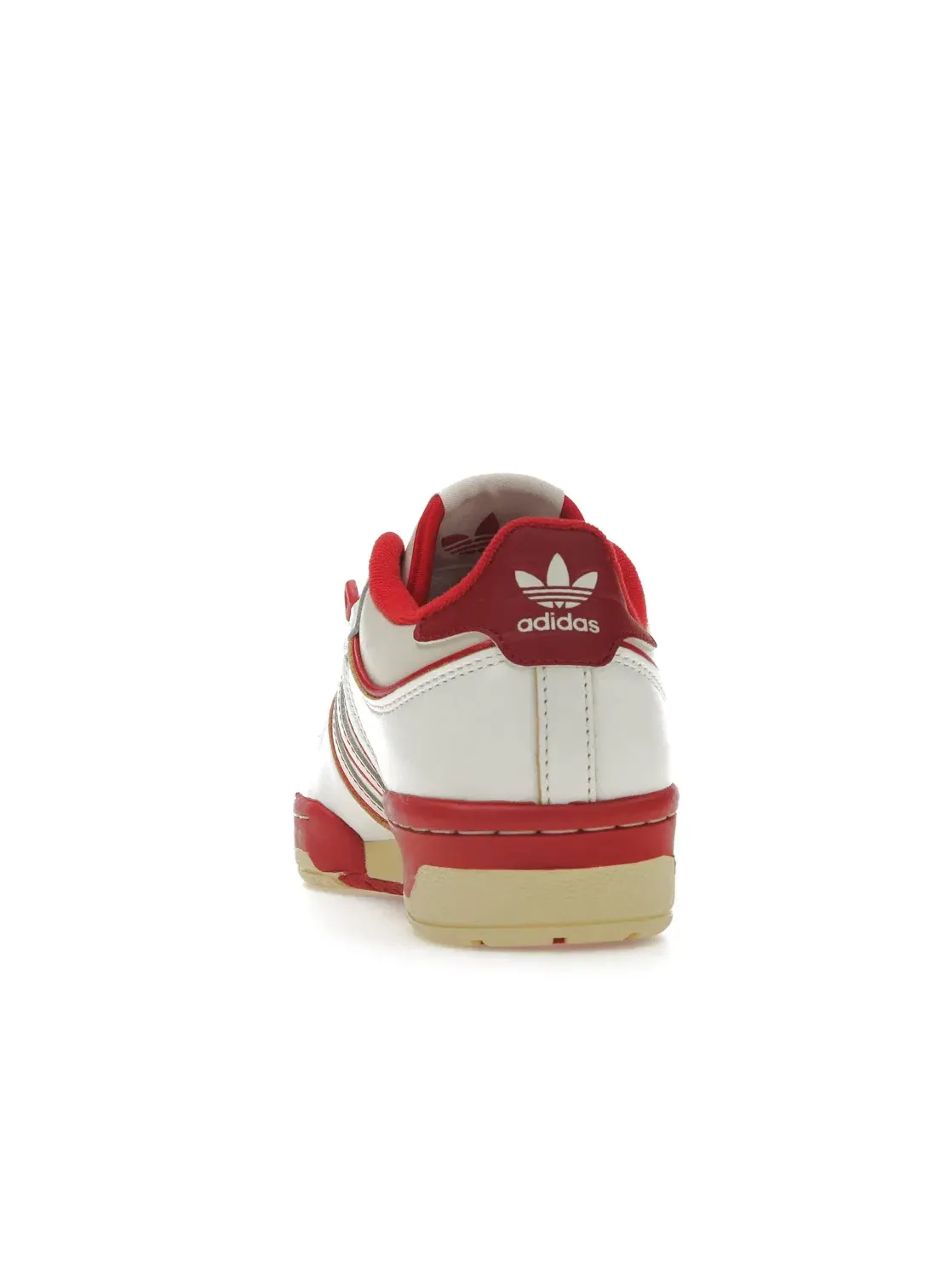 Кроссовки повседневные Adidas Rivalry Low 86 — изображение 3 из 3, белый/белый/красный