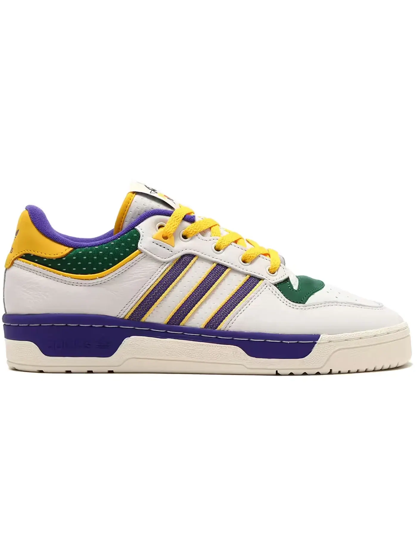 Мужские кроссовки Lifestyle Adidas Rivalry Low 86 — изображение 1 из 4, белый//золотистый