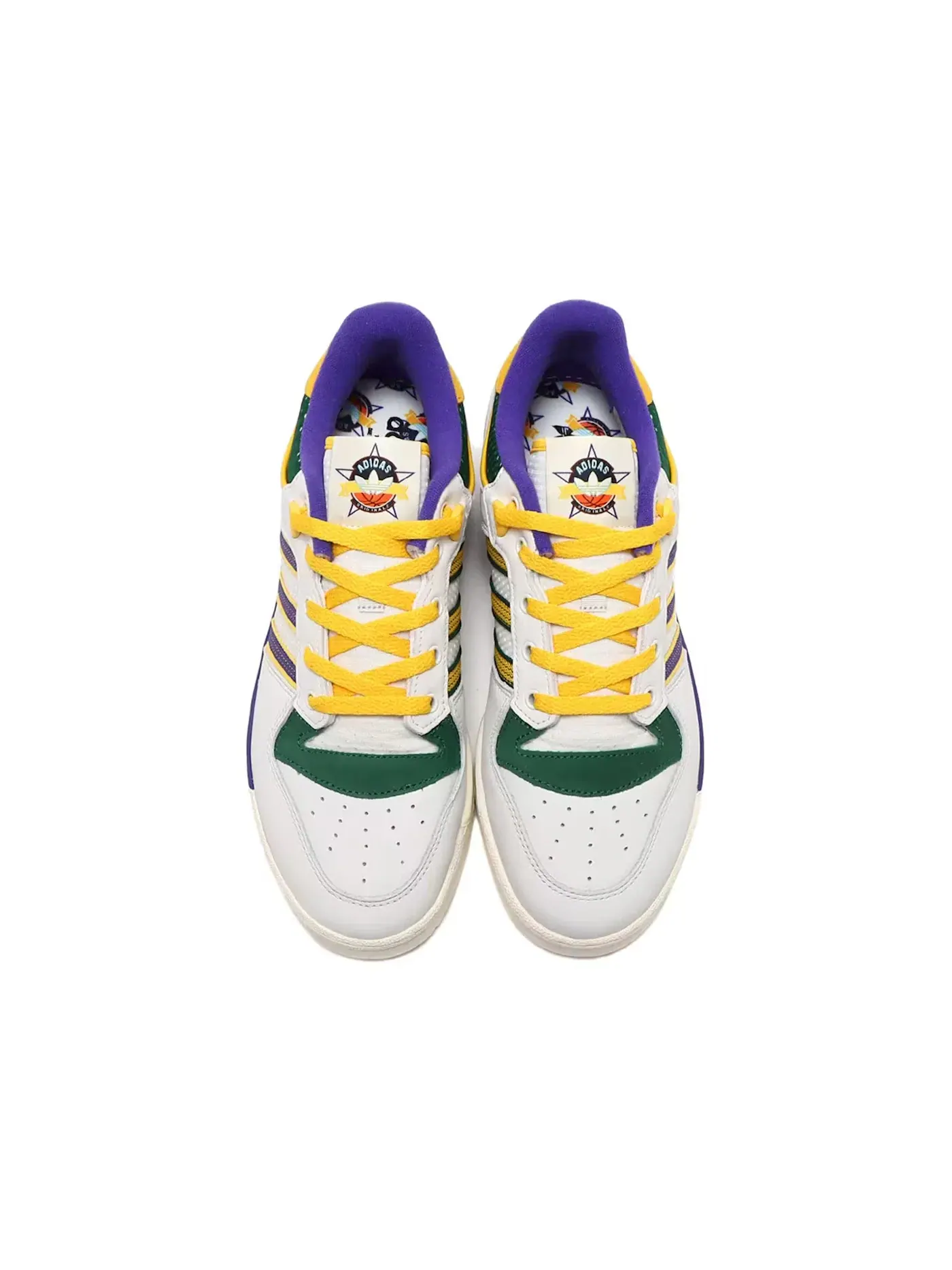 Мужские кроссовки Lifestyle Adidas Rivalry Low 86 — изображение 3 из 4, белый//золотистый