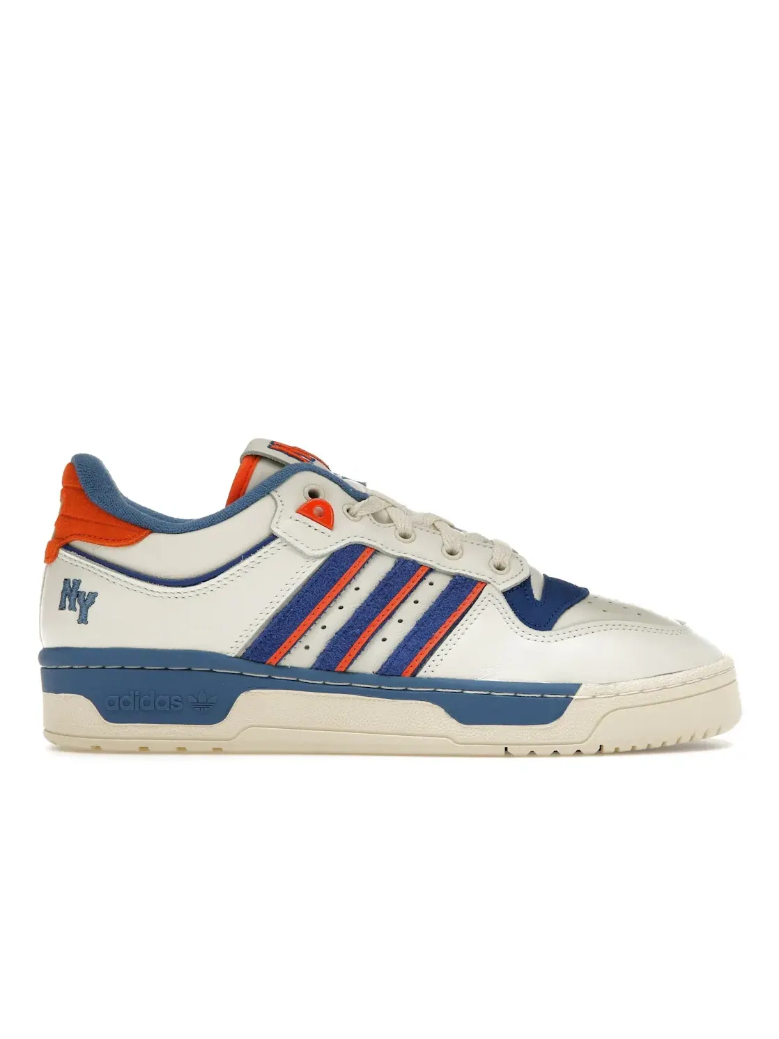 Мужские кроссовки для повседневной носки Adidas Rivalry Low 86 — изображение 1 из 4, белый/синий/оранжевый
