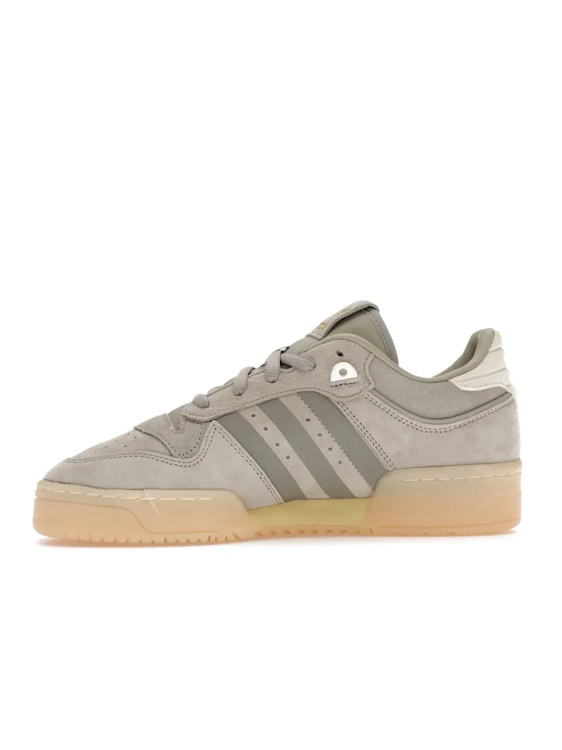 Мужские кроссовки lifestyle Adidas Rivalry Low 86 — изображение 3 из 4, серый/кремовый белый
