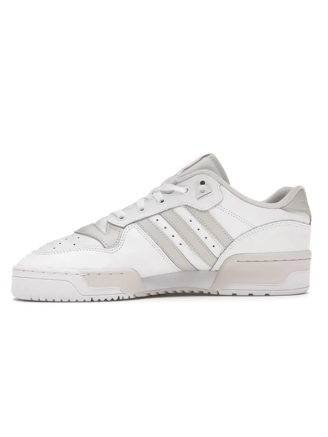 Мужские кроссовки повседневные Adidas Rivalry Low — изображение 3 из 4, белый/белый/серый