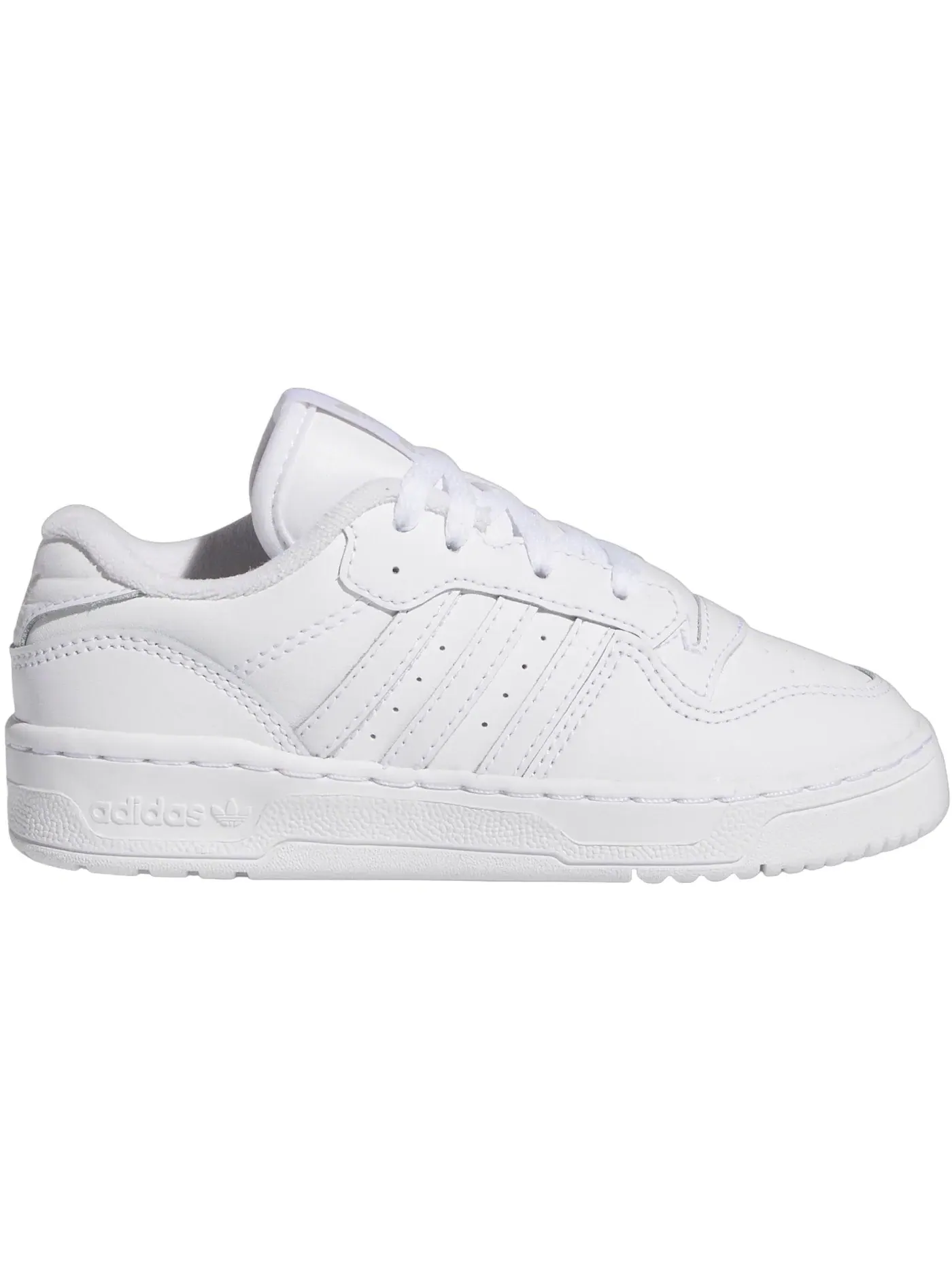 Детские кроссовки с низким верхом Adidas Rivalry Low — изображение 1 из 1, белый/белый/серый