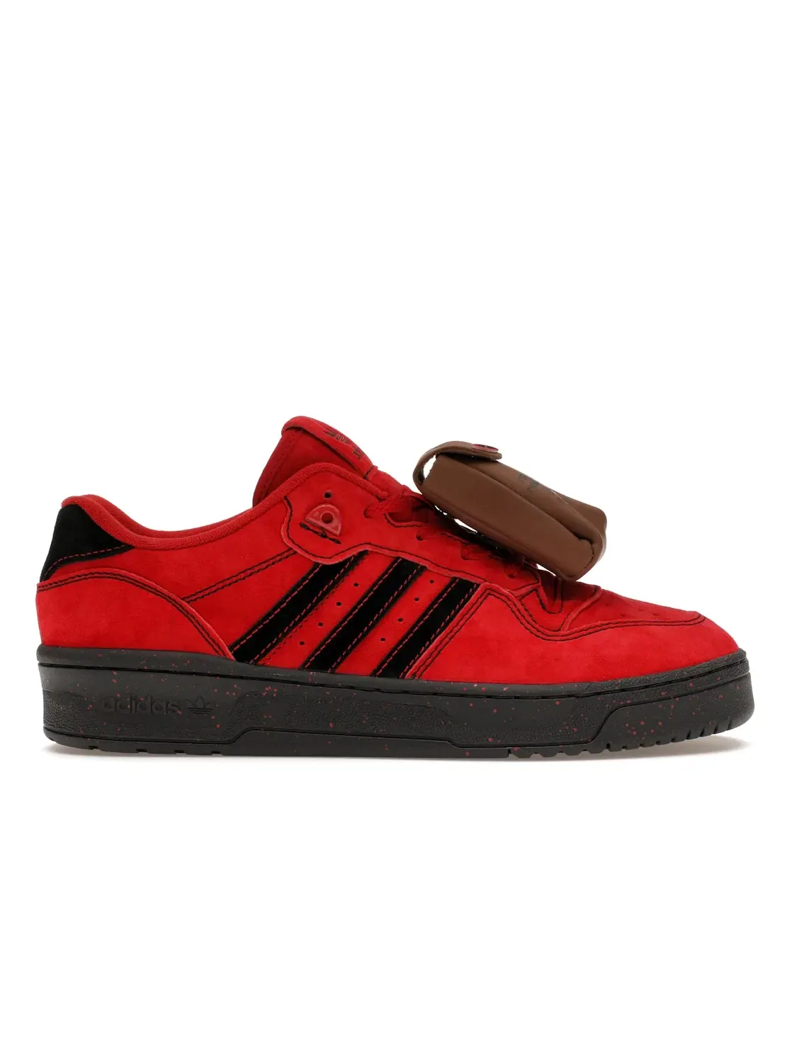 Мужские кроссовки с принтом Adidas Rivalry Low Adidas — изображение 1 из 4, красный/черный/красный