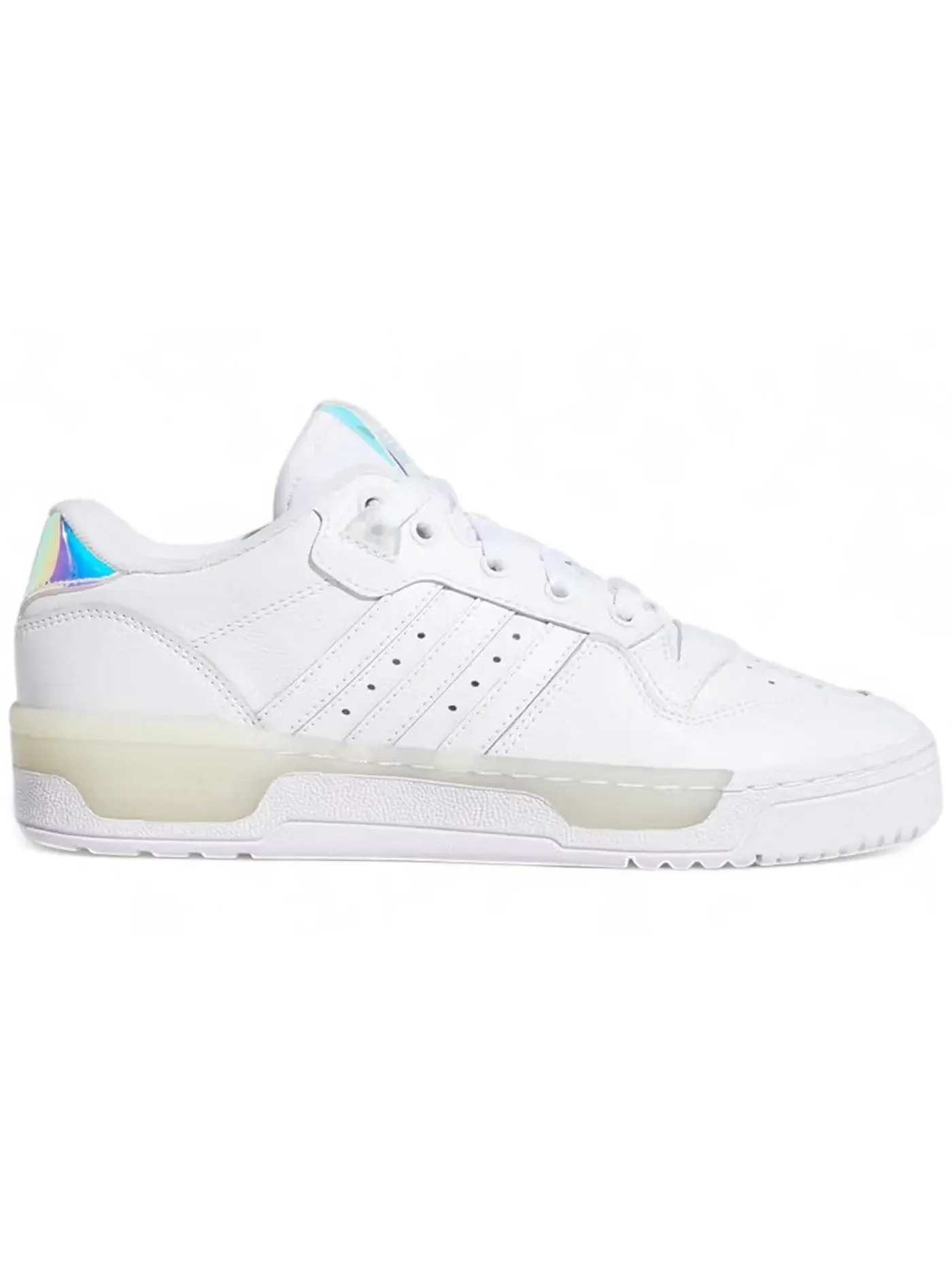 Женские кроссовки Lifestyle Adidas Rivalry Low — изображение 1 из 1, белый/черный