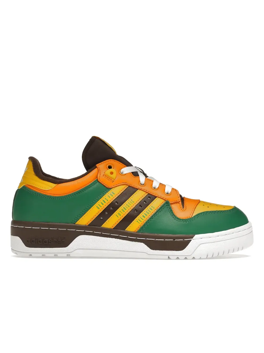 Мужские кроссовки Lifestyle Adidas Rivalry Low — изображение 1 из 4, зеленый/белый