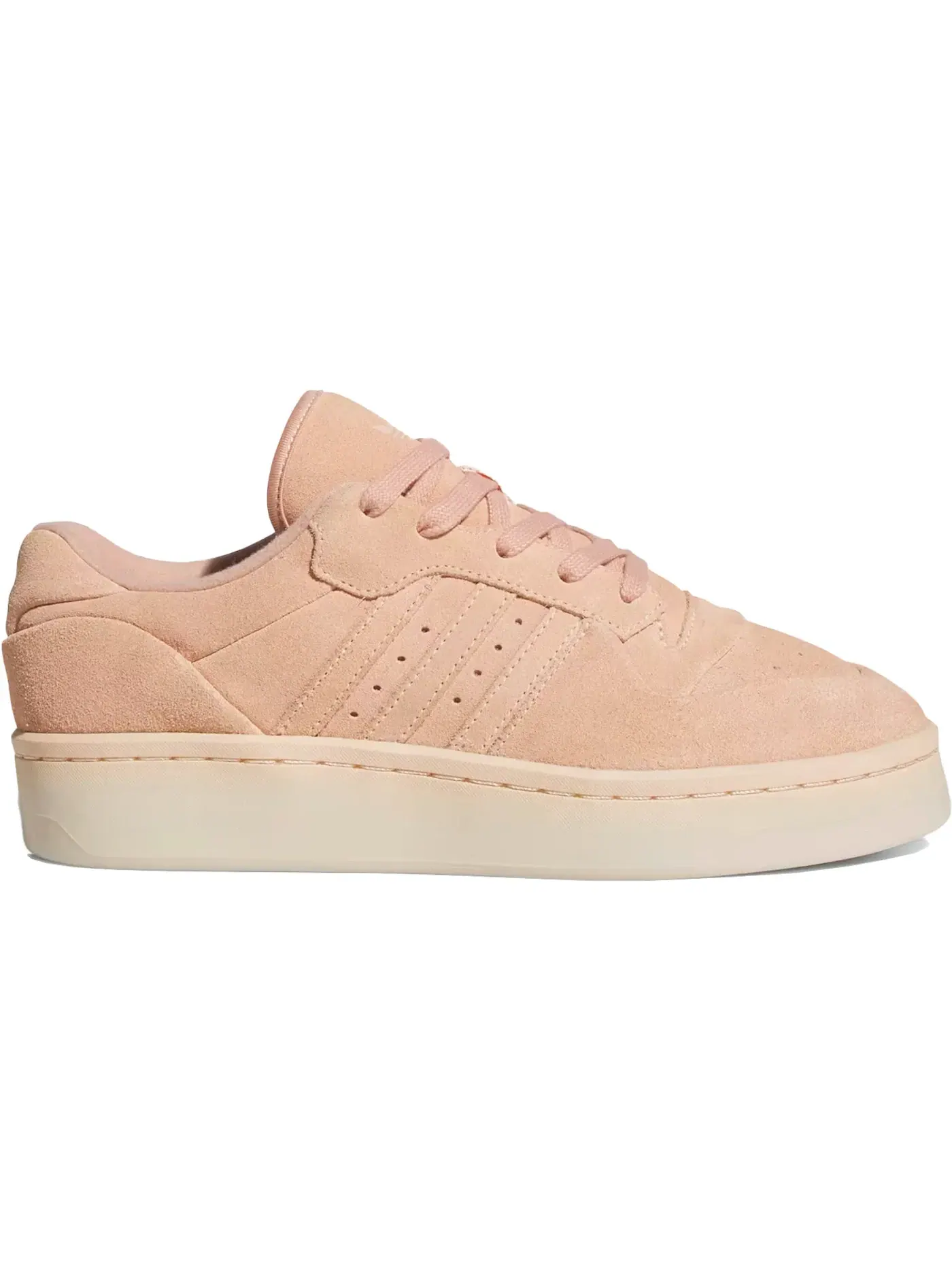 Женские кроссовки Lifestyle Adidas Rivalry Low Lux — изображение 1 из 1, кремовый белый