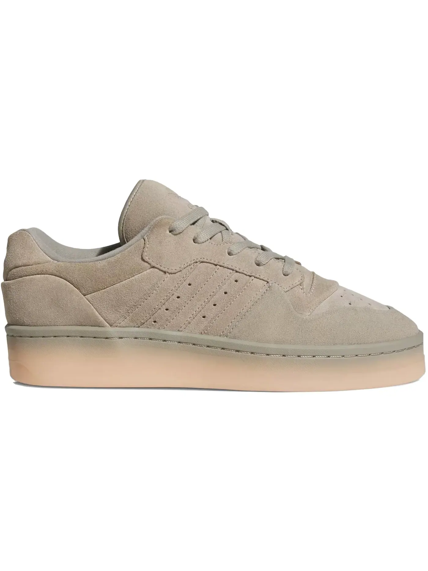 Мужские кроссовки с низким профилем Adidas Rivalry Low Lux — изображение 1 из 1, бежевый/бежевый