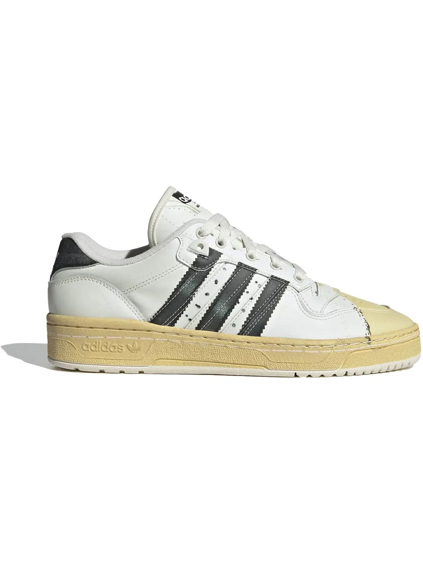 Мужские кроссовки Lifestyle Adidas Rivalry Low — изображение 1 из 1, белый/черный/белый