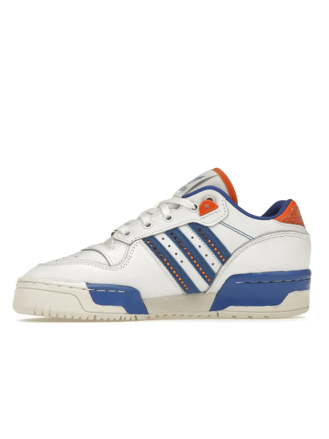 Мужские кроссовки lifestyle с принтом Adidas Rivalry Low Adidas — изображение 3 из 4, белый/синий/оранжевый