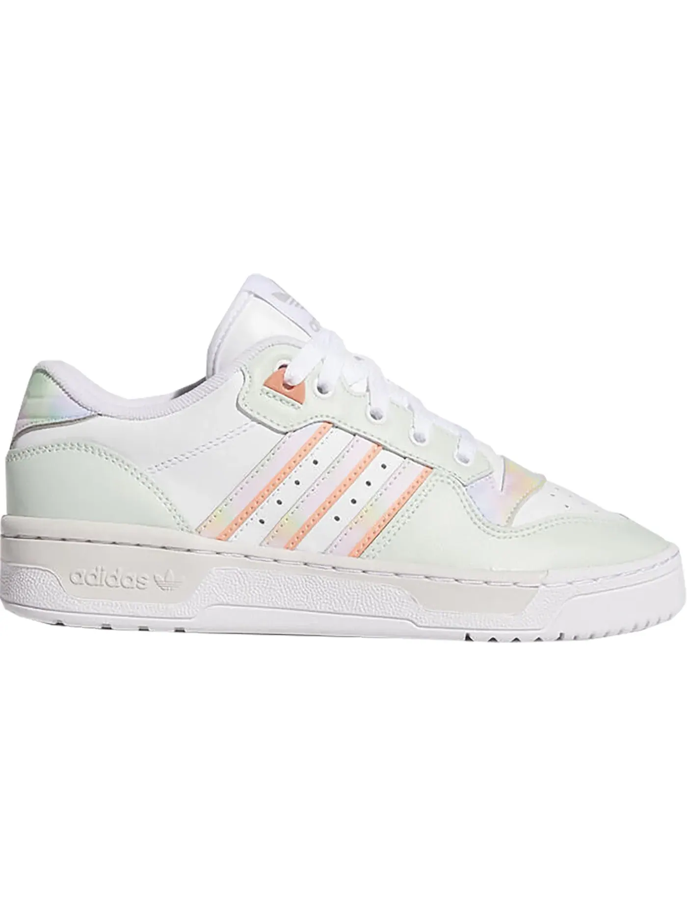 Женские кроссовки Lifestyle с принтом Adidas Rivalry Low — изображение 1 из 1, белый//зеленый