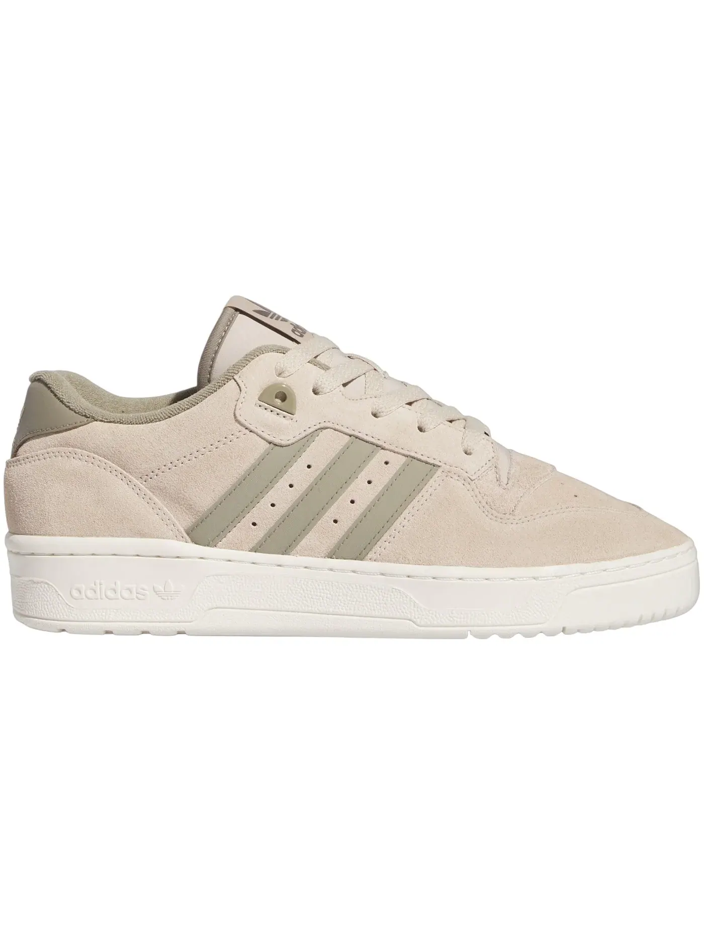 Мужские кроссовки Lifestyle Adidas Rivalry Low — изображение 1 из 1, бежевый//белый