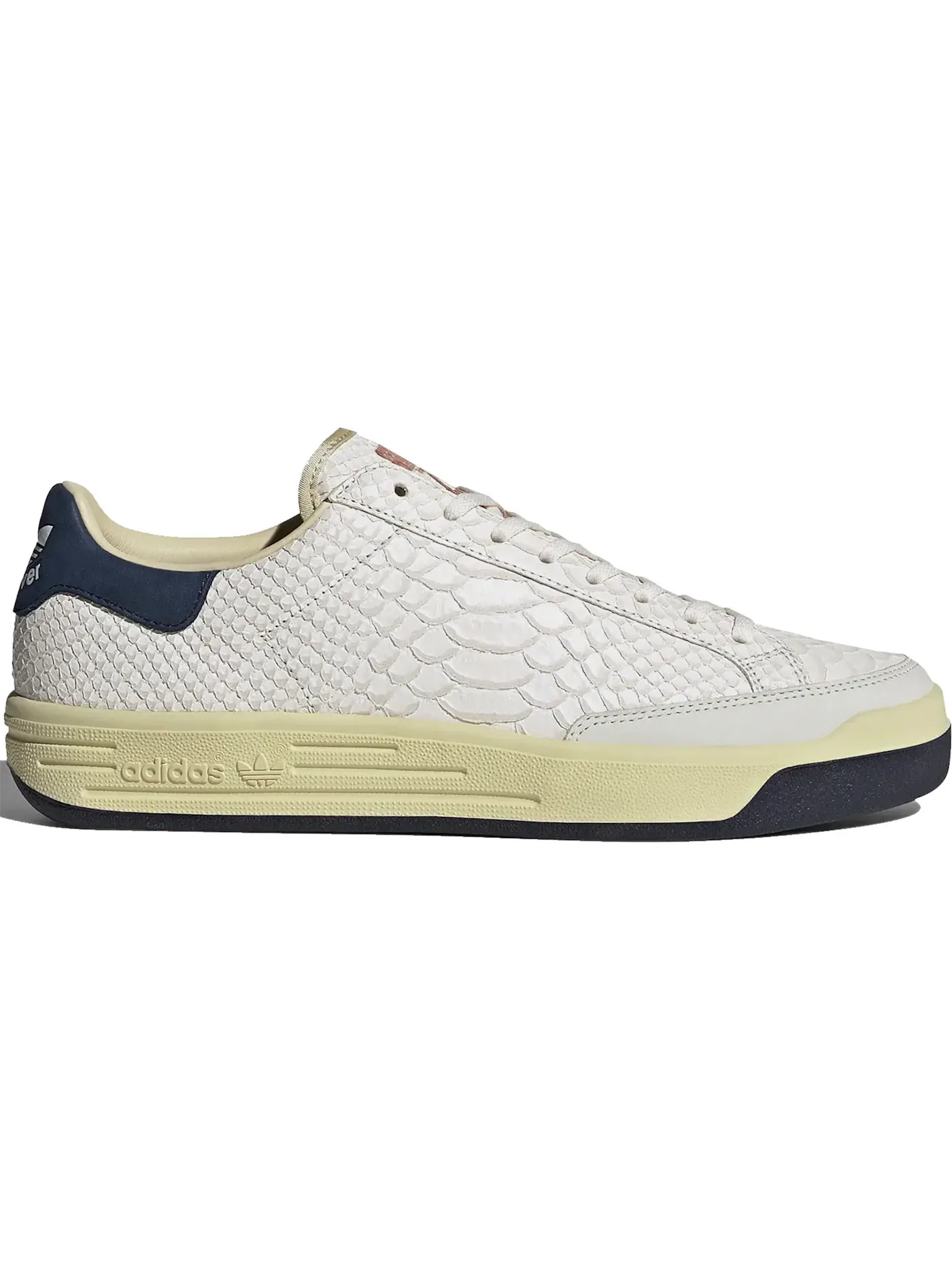 Мужские кроссовки Lifestyle Adidas Rod Laver Reptile — изображение 1 из 1, белый белый темно-синий