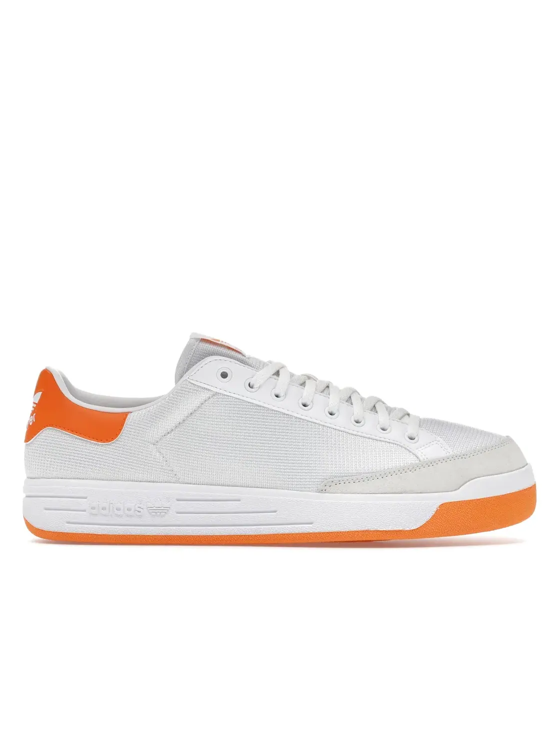 Мужские кроссовки с длинным язычком Adidas Rod Laver — изображение 1 из 4, белый/оранжевый/белый