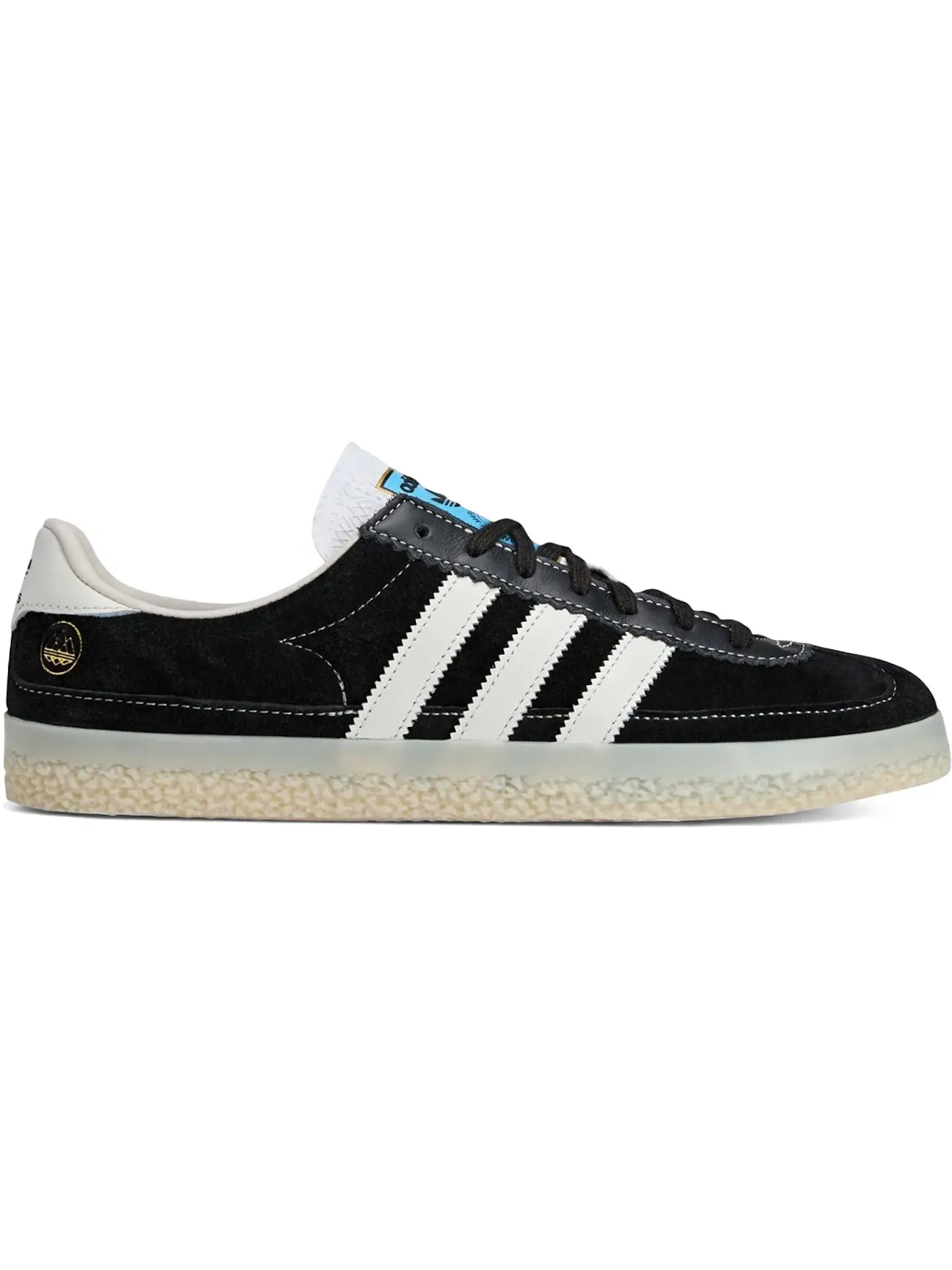 Мужские кроссовки Lifestyle Adidas Roelee SPZL — изображение 1 из 1, черный/белый/черный