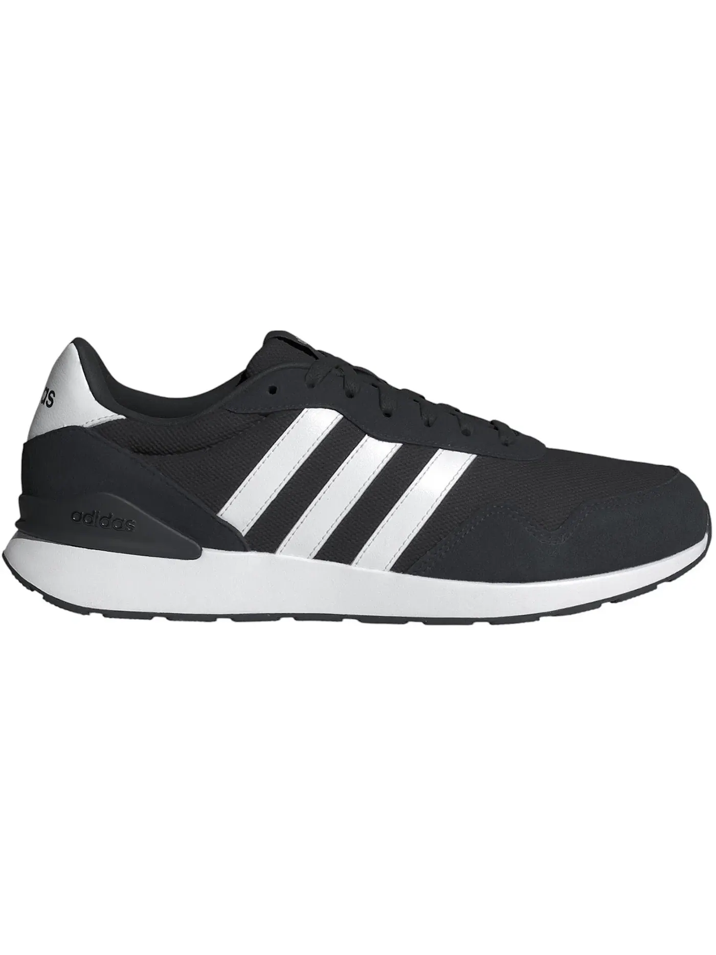 Мужские кроссовки с замшевыми вставками Adidas Run 60s 4.0 — изображение 1 из 1, черный/белый/черный