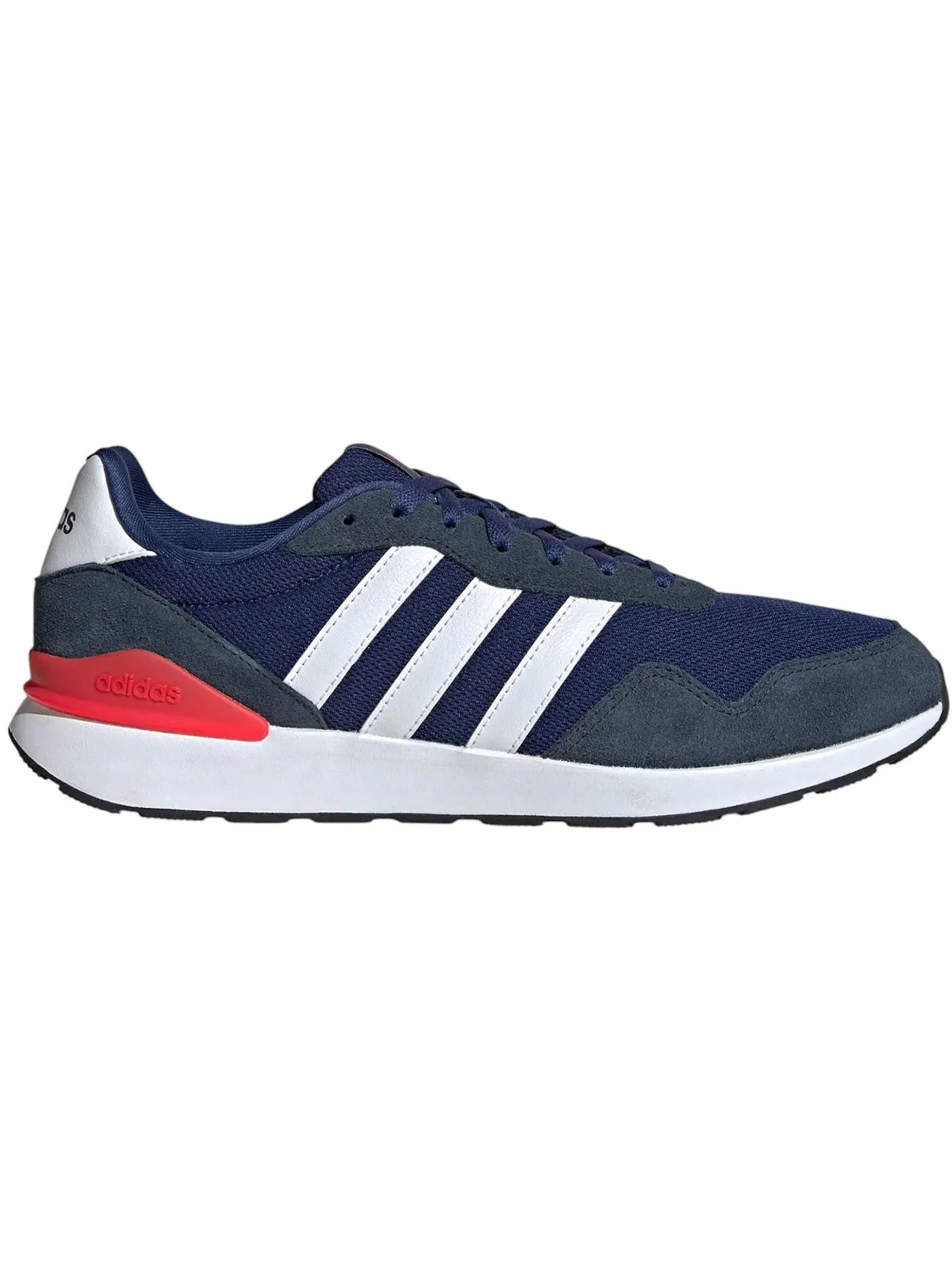 Мужские кроссовки для повседневной носки Adidas Run 60s 4.0 — изображение 1 из 1, темный синий/белый