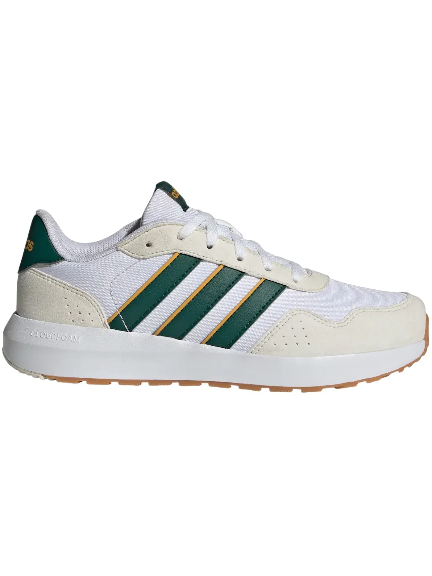 Детские кроссовки Lifestyle Adidas Run 60s — изображение 1 из 1, белый/зеленый/золотистый