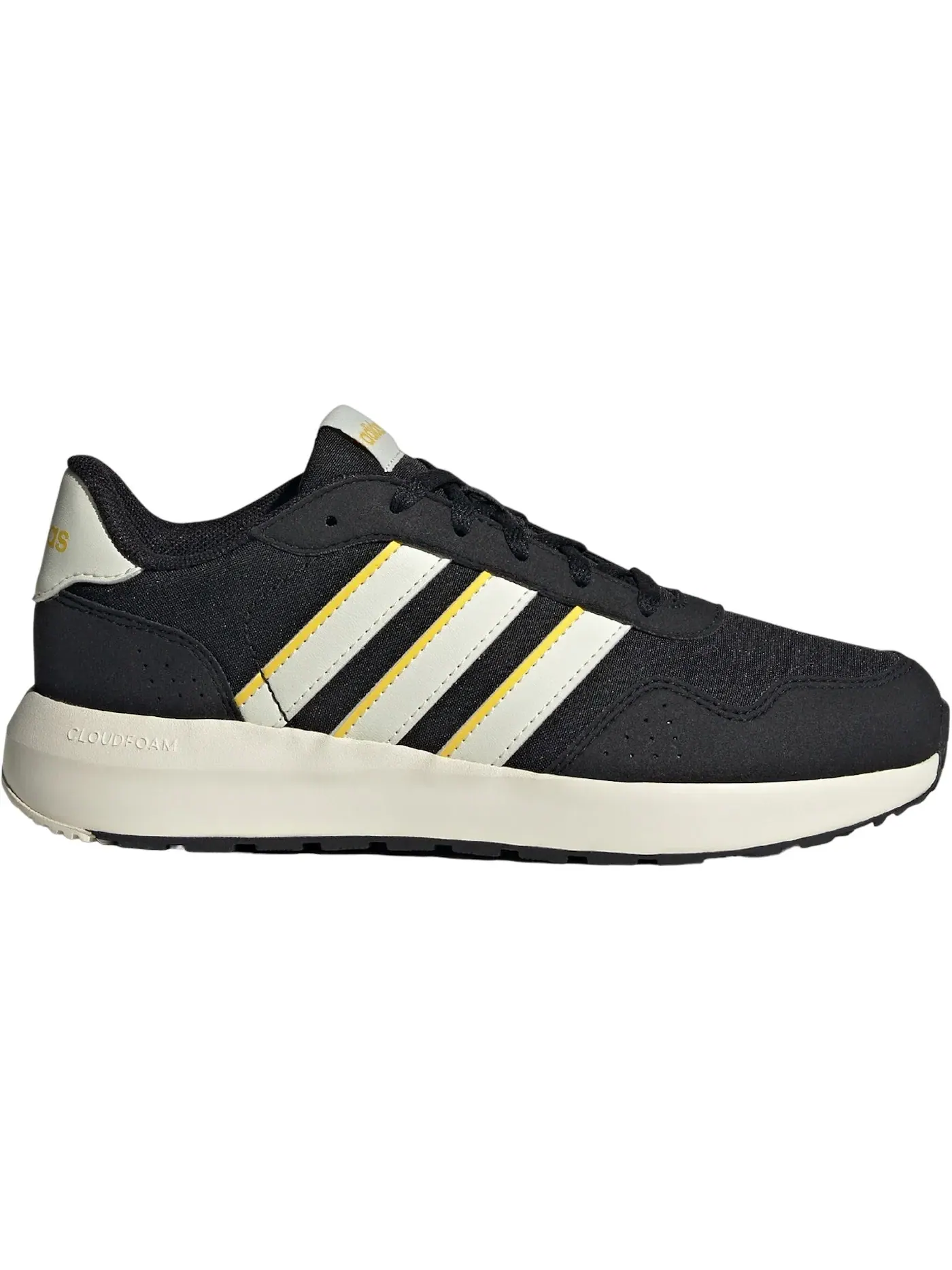 Детские кроссовки Lifestyle с шнуровкой Adidas Run 60s Adidas — изображение 1 из 1, черный белый желтый